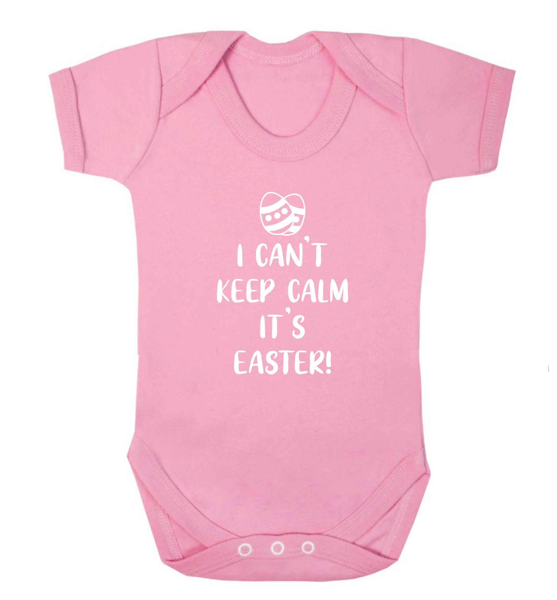 I can't keep calm it's Easter baby vest pale pink 18-24 months
