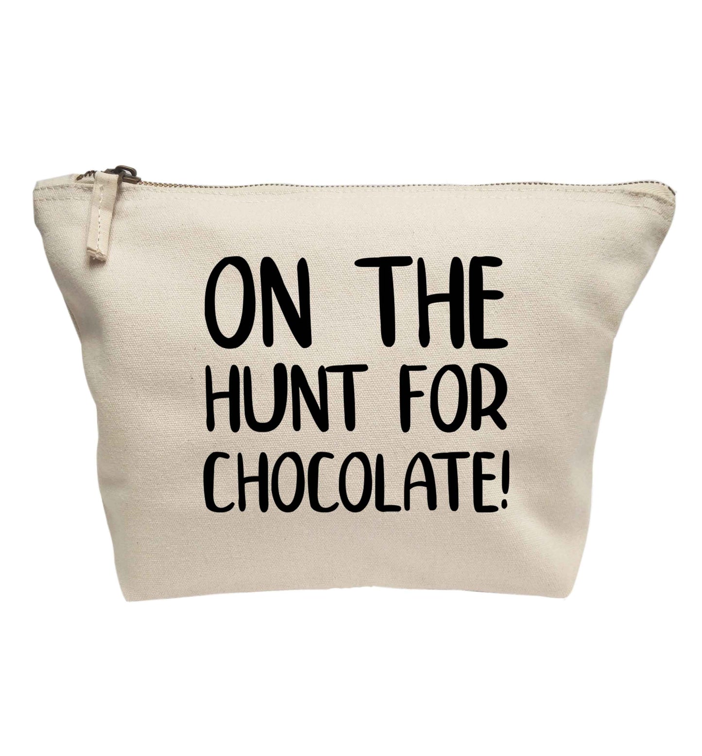 On the hunt for chocolate! | Makeup / wash bag