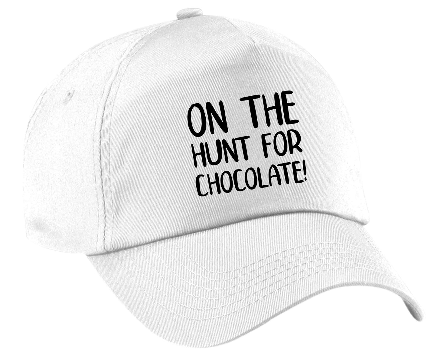On the hunt for chocolate! baseball cap