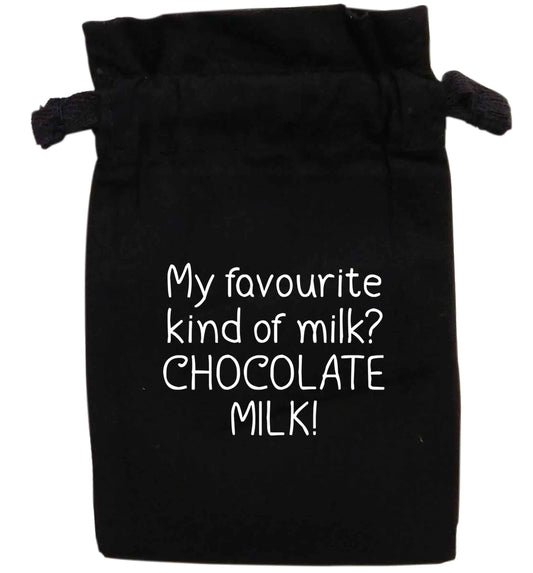 My favourite kind of milk? Chocolate milk! | XS - L | Pouch / Drawstring bag / Sack | Organic Cotton | Bulk discounts available!