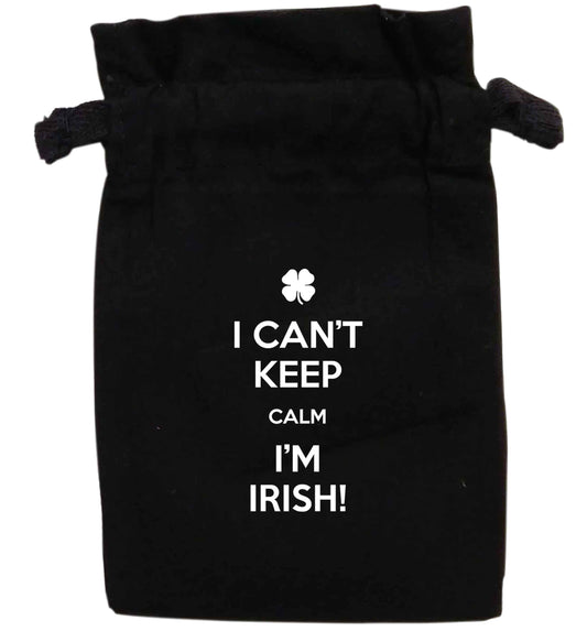I can't keep calm I'm Irish | XS - L | Pouch / Drawstring bag / Sack | Organic Cotton | Bulk discounts available!