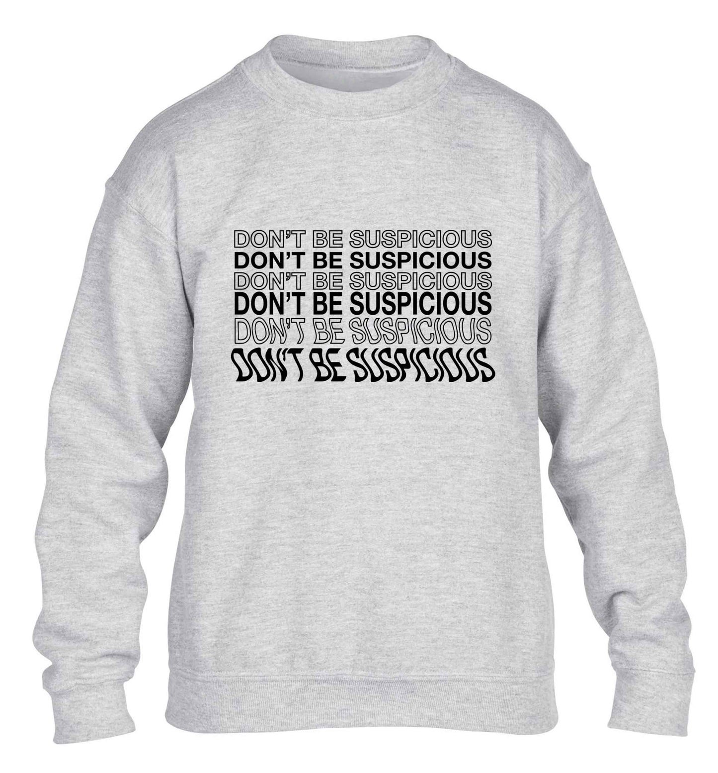 Viral funny memes! Designs for the gen z generation!  children's grey sweater 12-13 Years