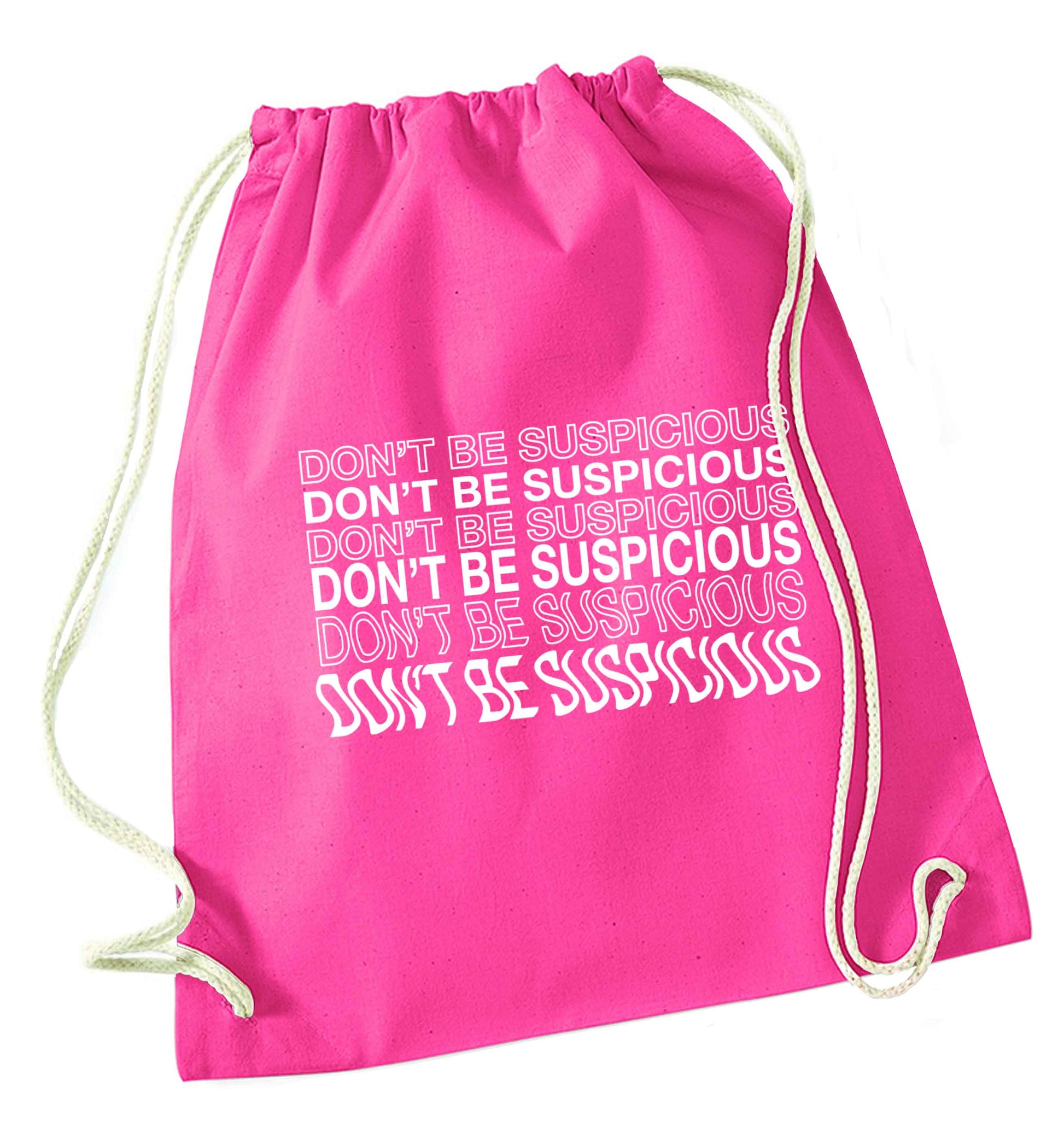 Viral funny memes! Designs for the gen z generation!  pink drawstring bag