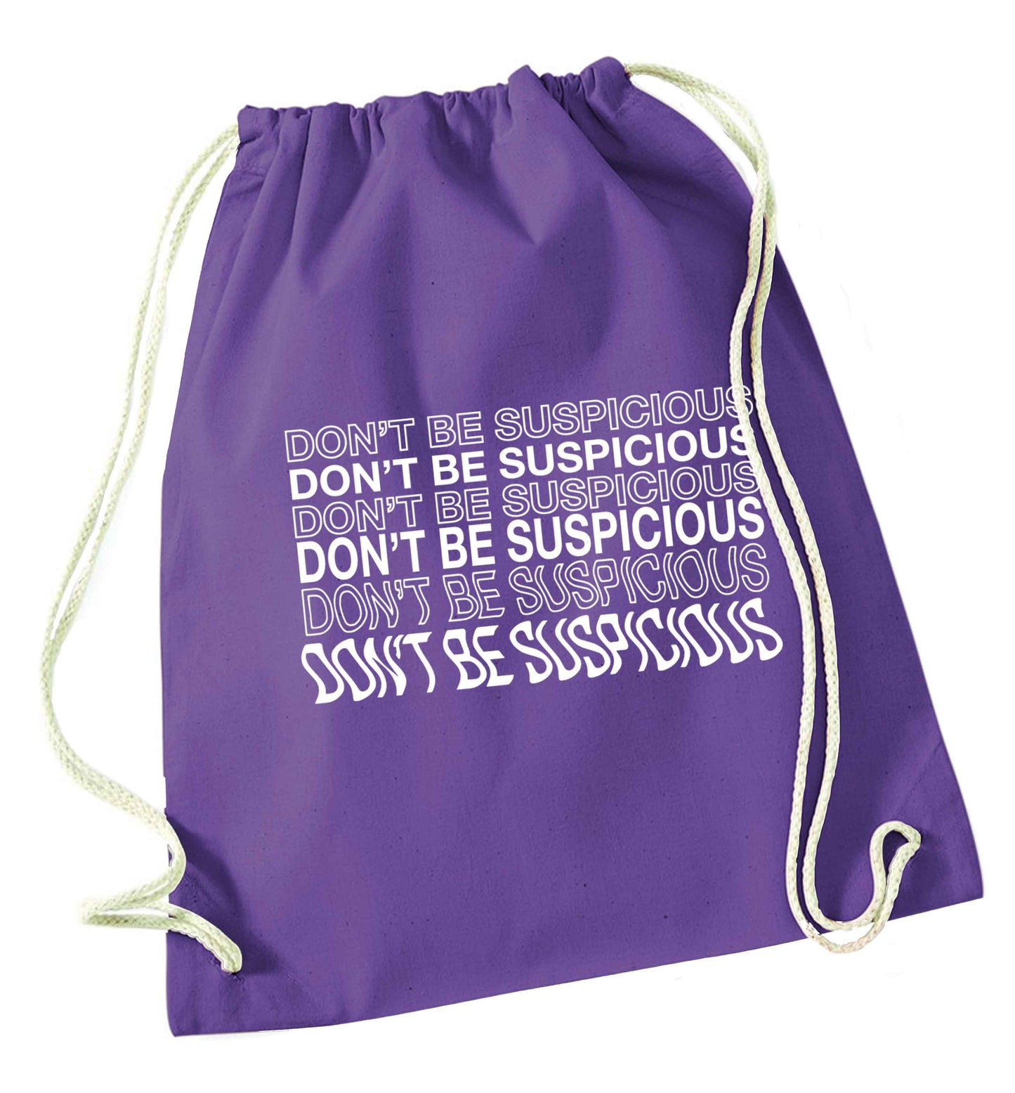 Viral funny memes! Designs for the gen z generation!  purple drawstring bag