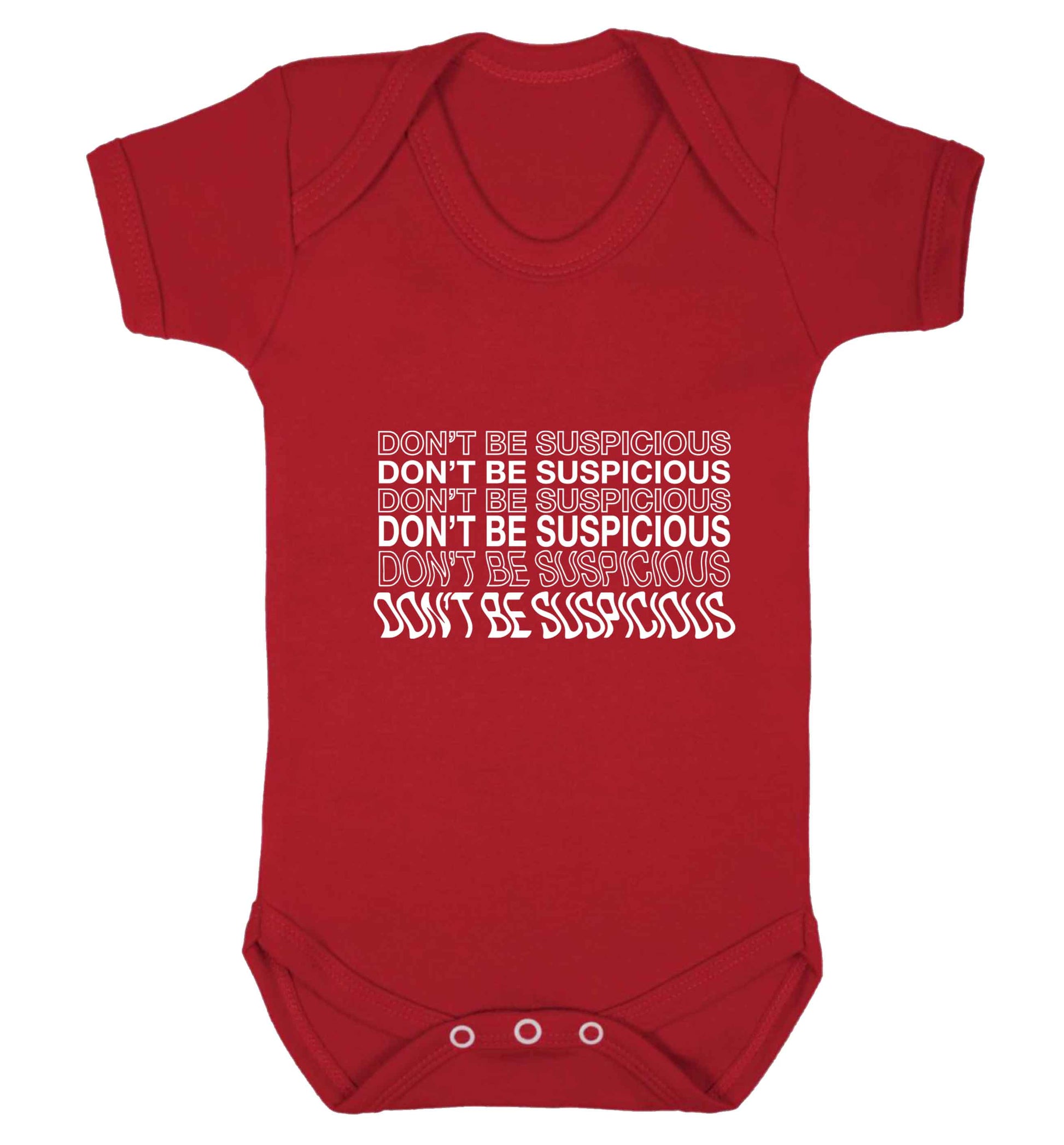 Viral funny memes! Designs for the gen z generation!  baby vest red 18-24 months