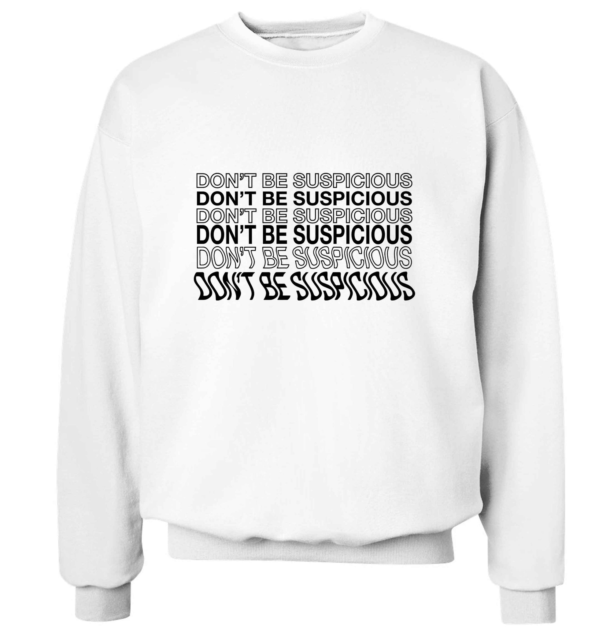 Viral funny memes! Designs for the gen z generation!  adult's unisex white sweater 2XL