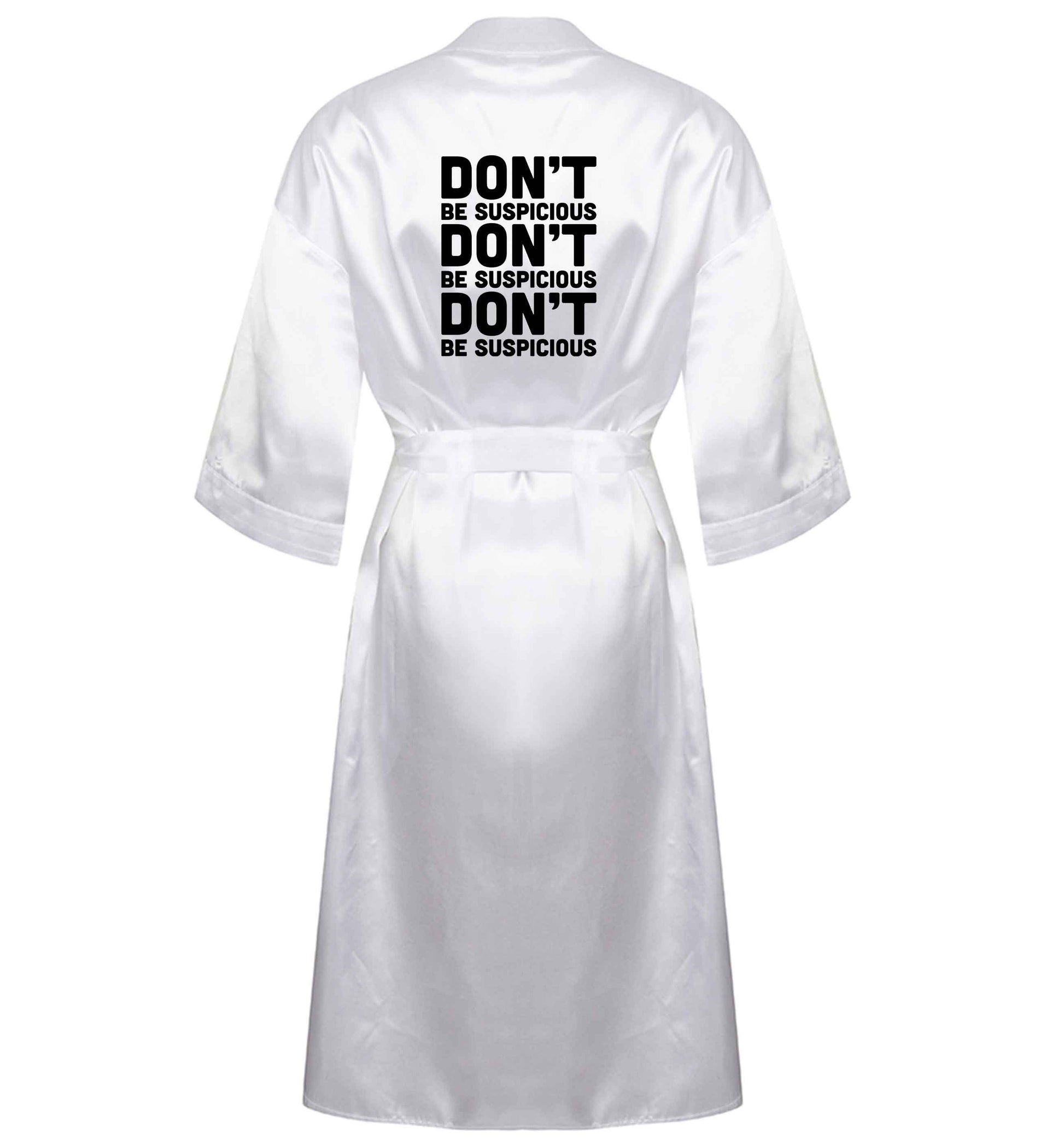 Gen Z funny viral meme  XL/XXL white ladies dressing gown size 16/18