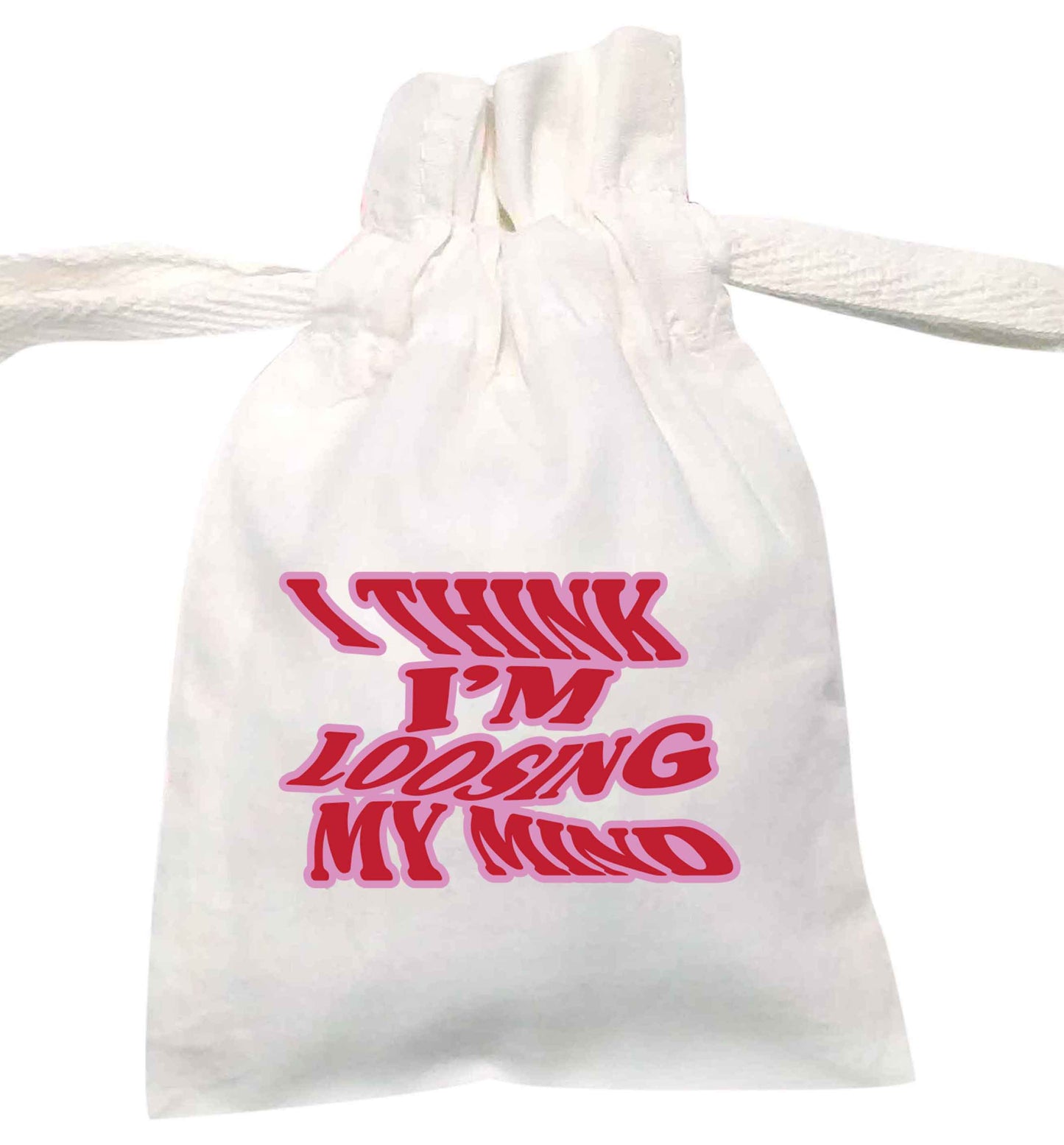 I think I'm loosing my mind | XS - L | Pouch / Drawstring bag / Sack | Organic Cotton | Bulk discounts available!