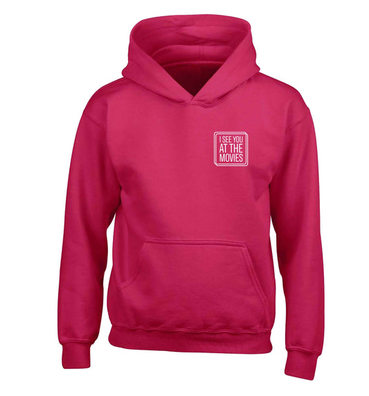 Gen Z funny viral meme  children's pink hoodie 12-13 Years