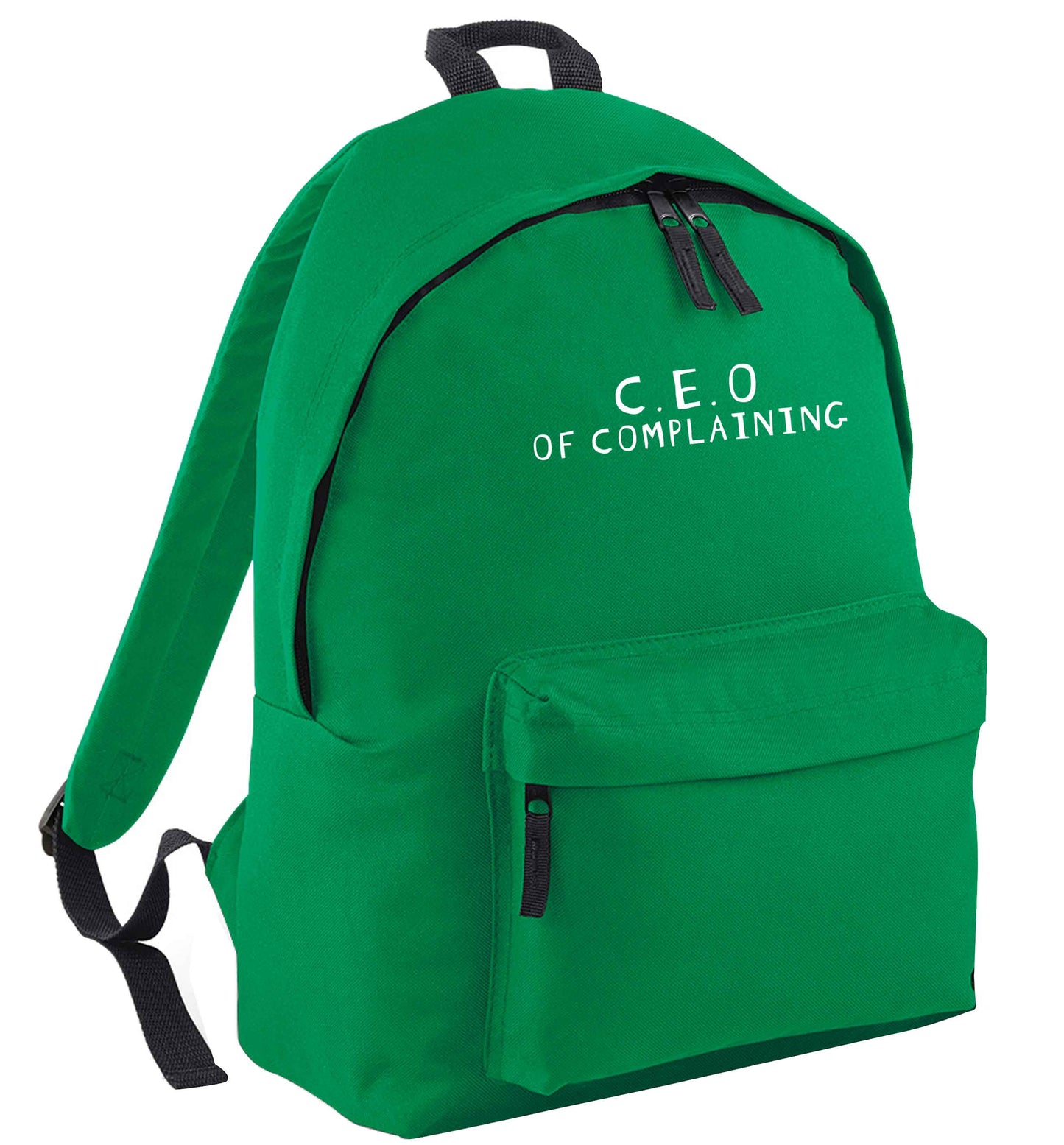 Excuse me can I talk to your manager? Know someone who just loves to complain? We think we might have the perfect gift for you!  green adults backpack