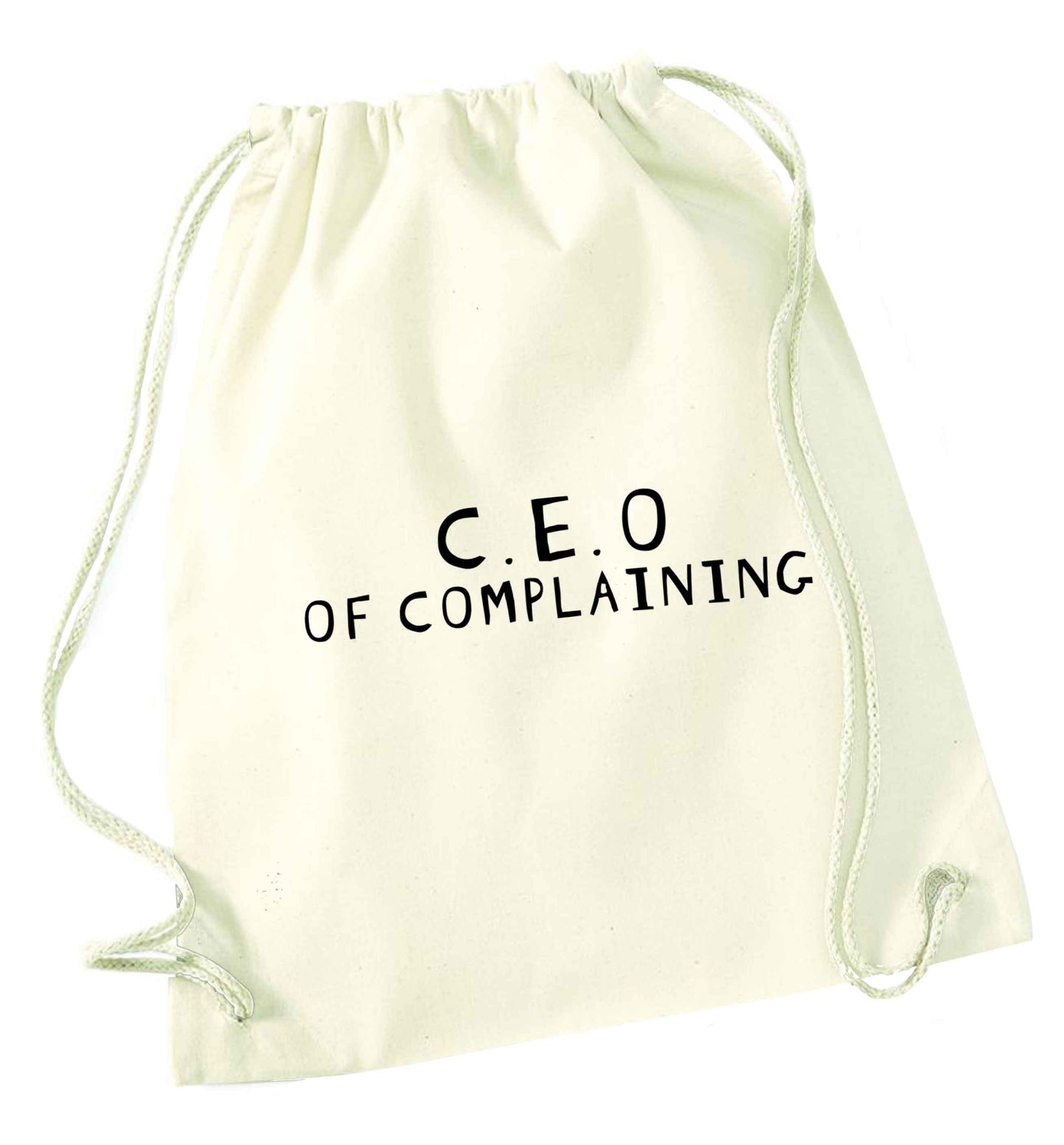 Excuse me can I talk to your manager? Know someone who just loves to complain? We think we might have the perfect gift for you!  natural drawstring bag