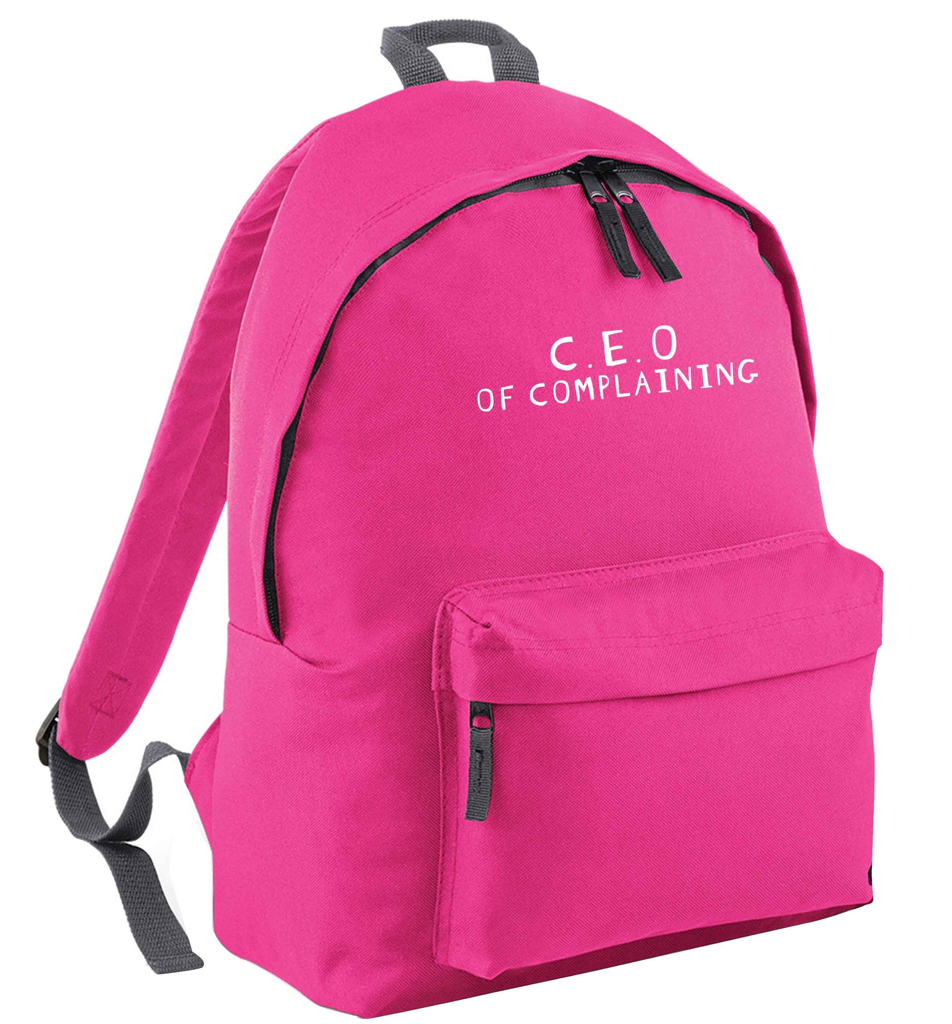 Excuse me can I talk to your manager? Know someone who just loves to complain? We think we might have the perfect gift for you!  pink adults backpack
