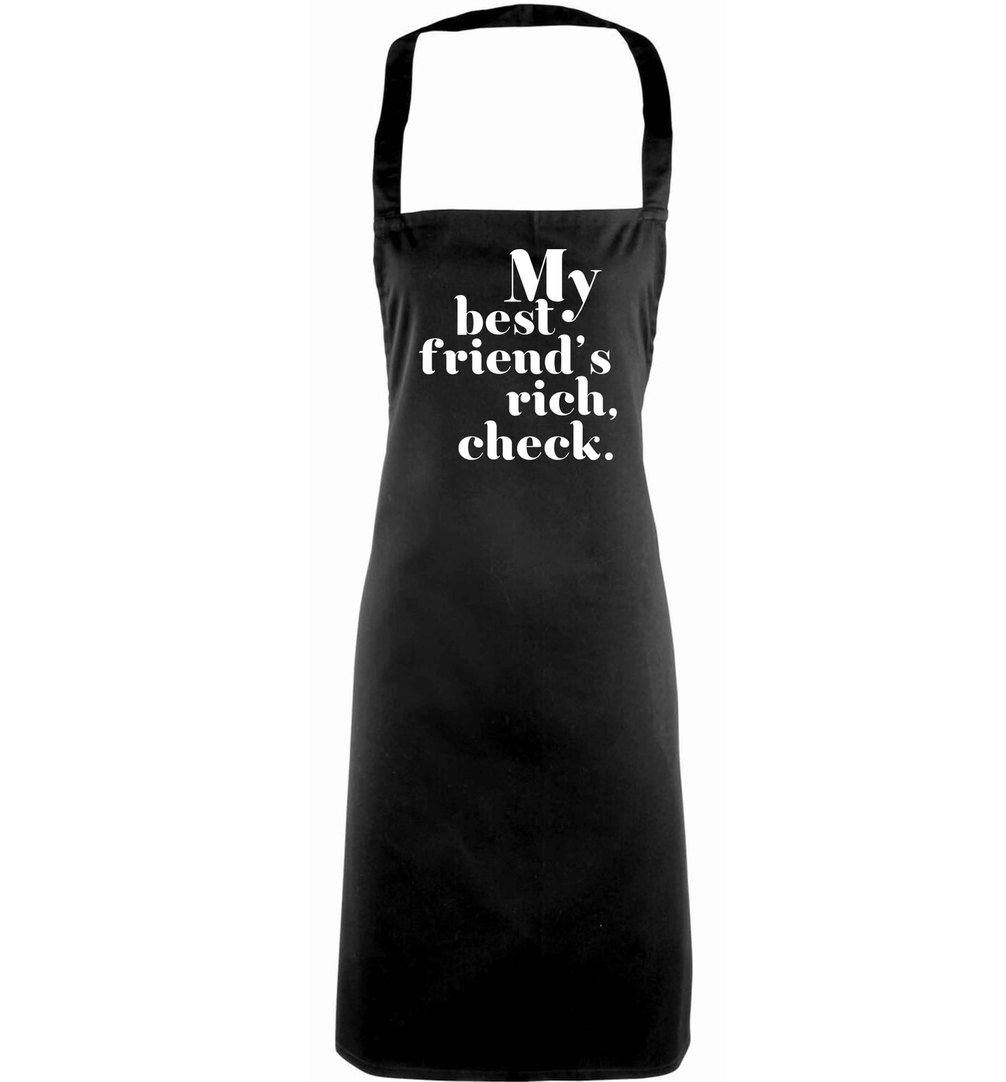 Got a rich best friend? Why not ask them to get you this, just let us  know and we'll tripple the price ;)  adults black apron