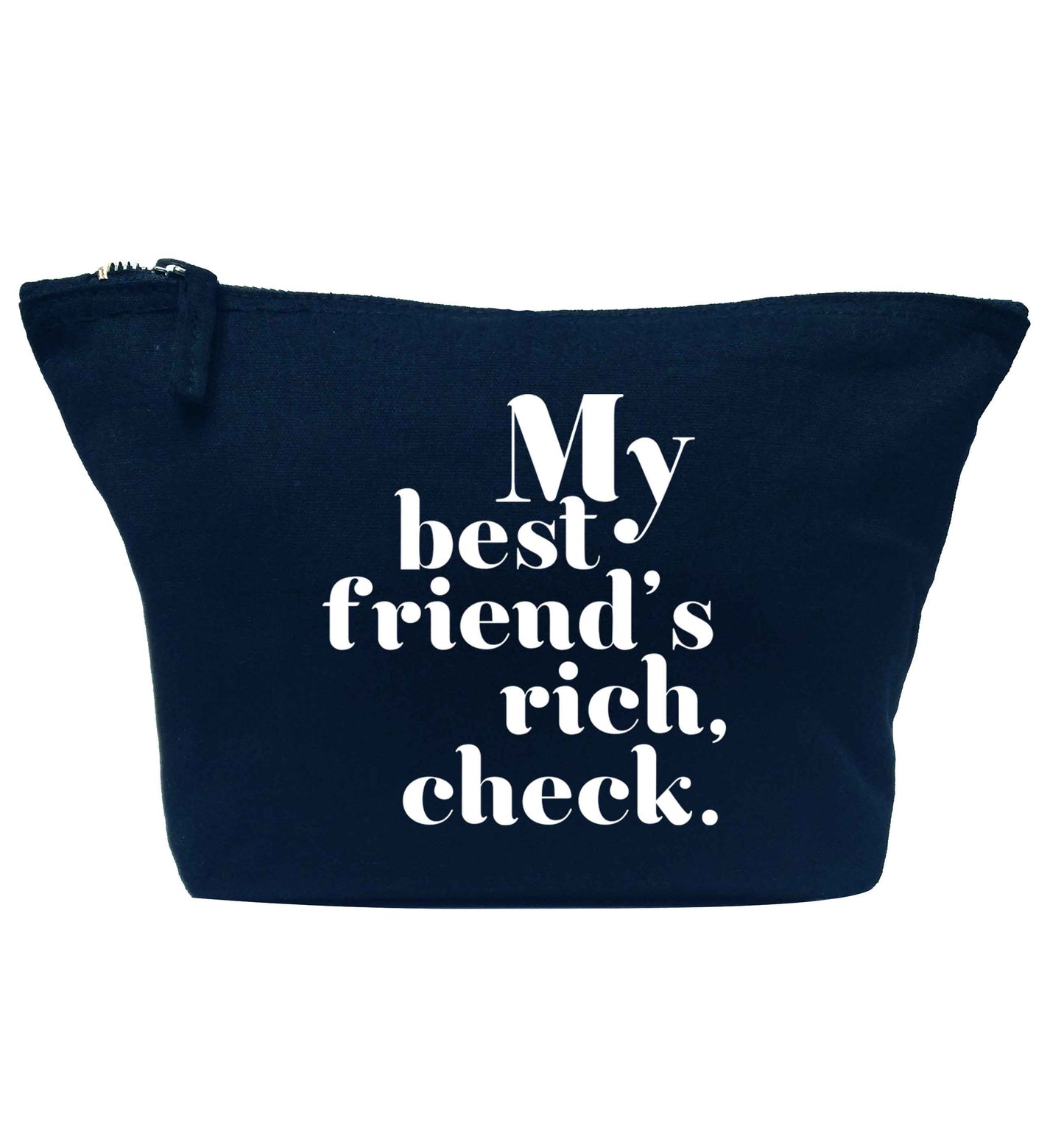 Got a rich best friend? Why not ask them to get you this, just let us  know and we'll tripple the price ;)  navy makeup bag
