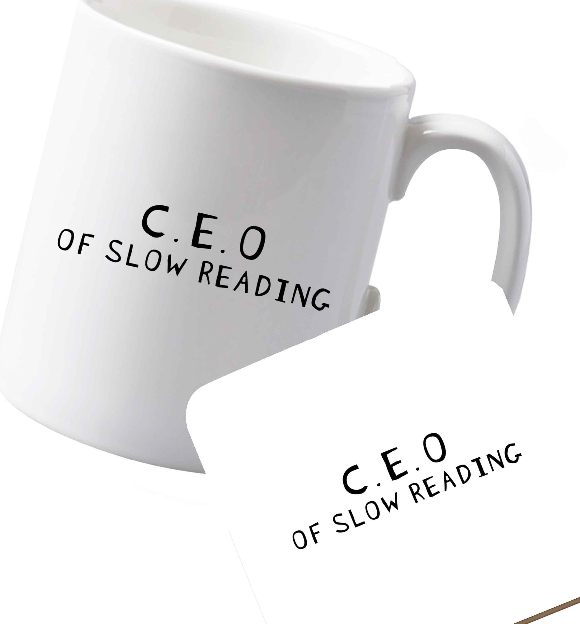 10 oz Ceramic mug and coaster We love this for YOU! Who else loves saying this?!    both sides