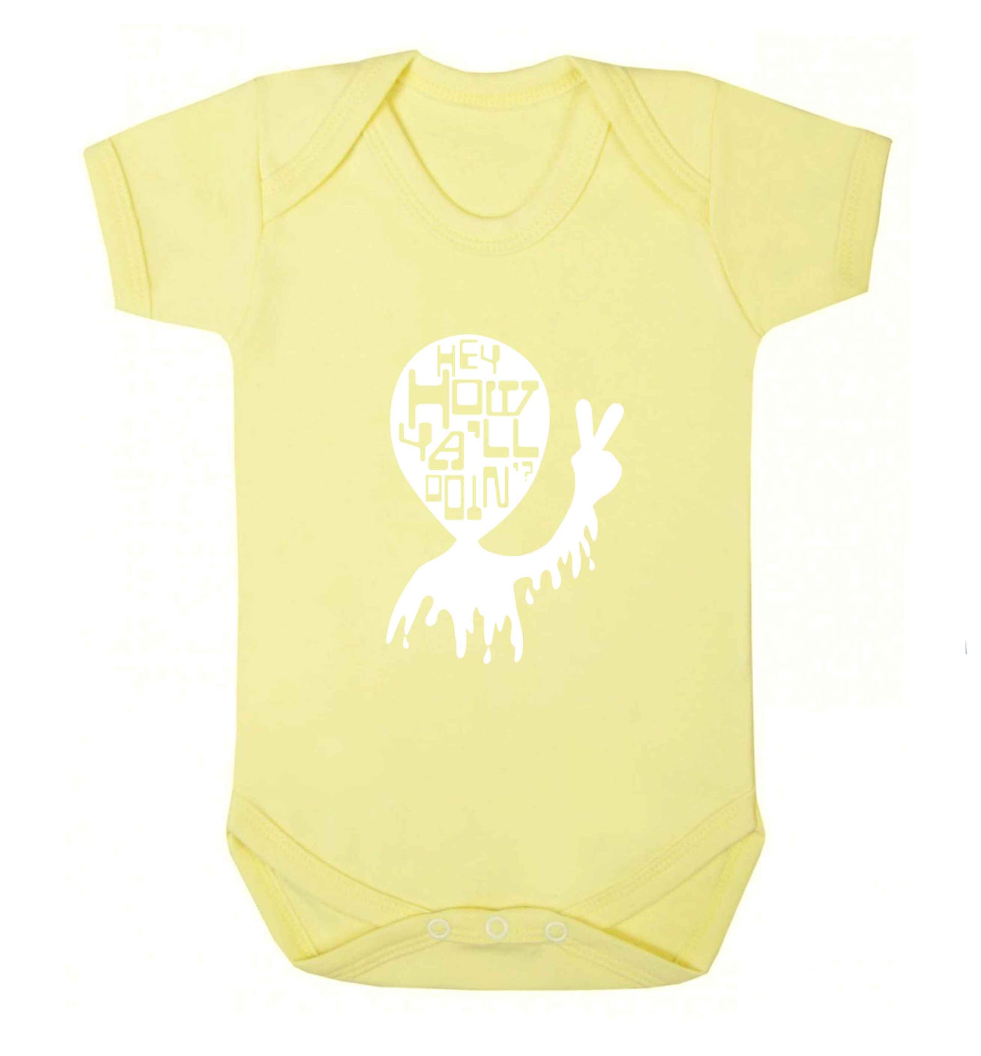Misheard song lyrics - check!  baby vest pale yellow 18-24 months
