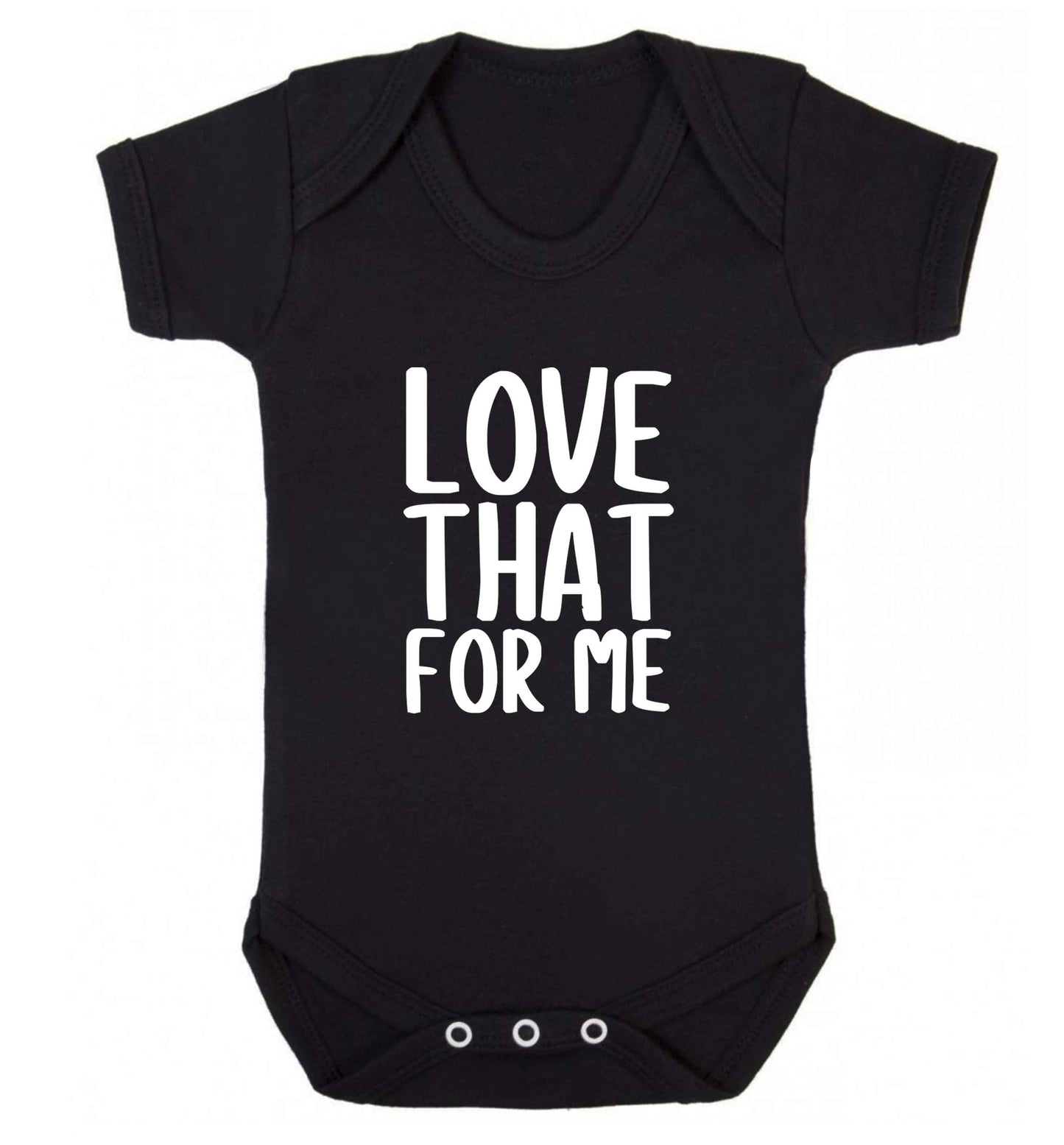 We love this for YOU! Who else loves saying this?!  baby vest black 18-24 months