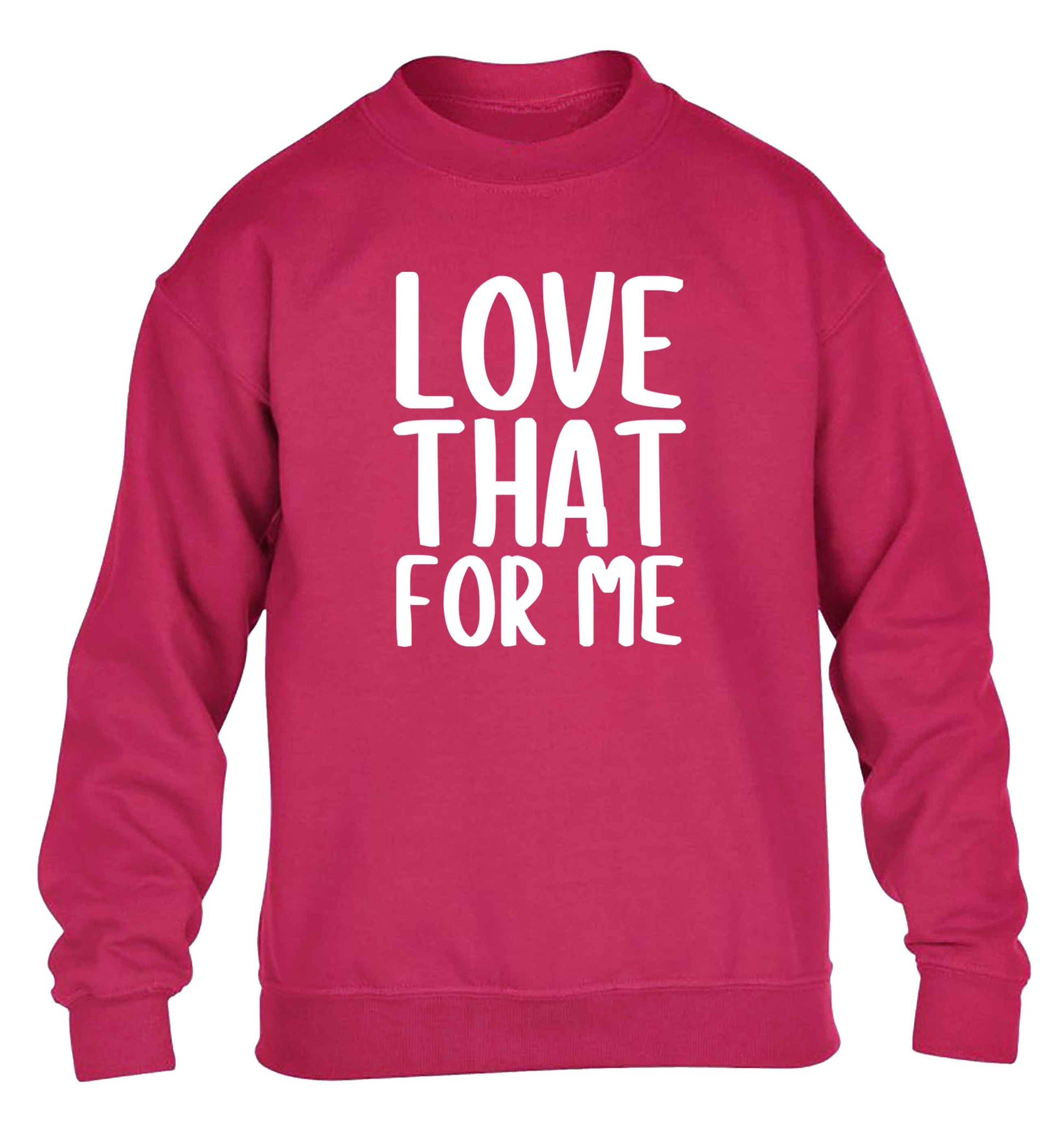 We love this for YOU! Who else loves saying this?!  children's pink sweater 12-13 Years