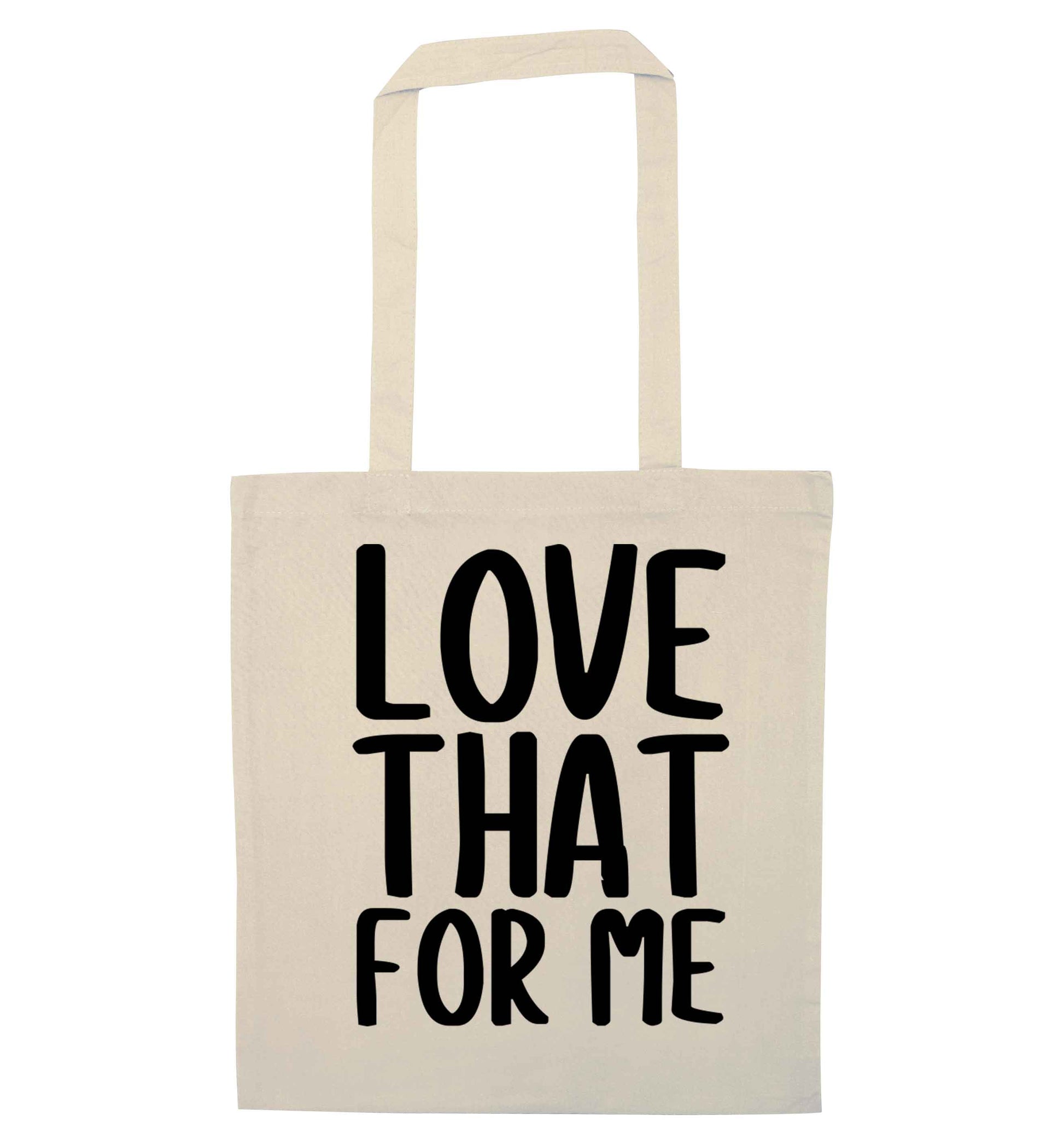 We love this for YOU! Who else loves saying this?!  natural tote bag