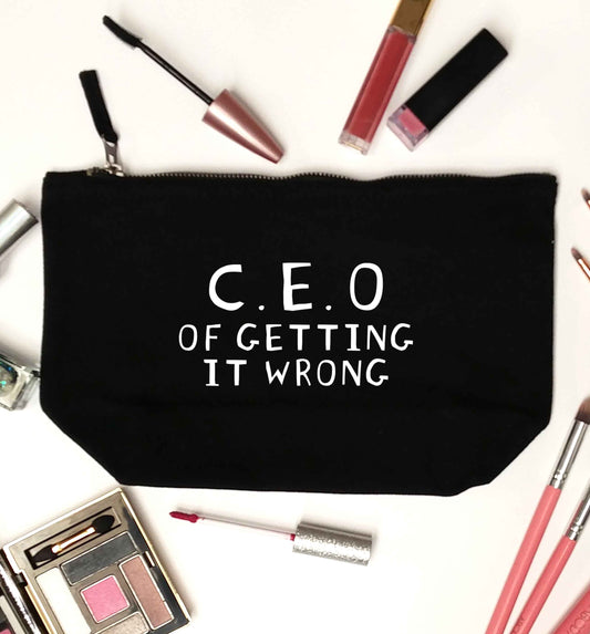 We love this for YOU! Who else loves saying this?!  black makeup bag