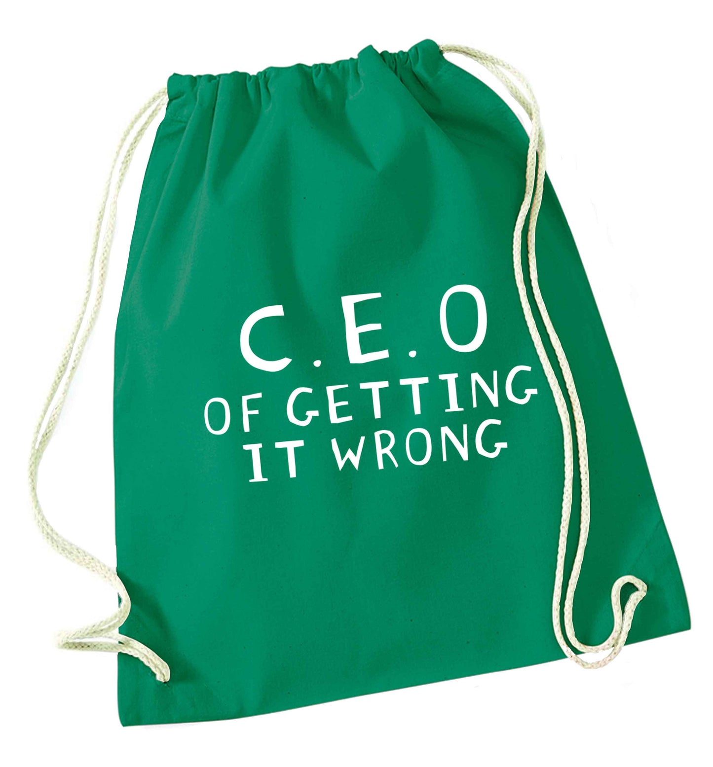 We love this for YOU! Who else loves saying this?!  green drawstring bag