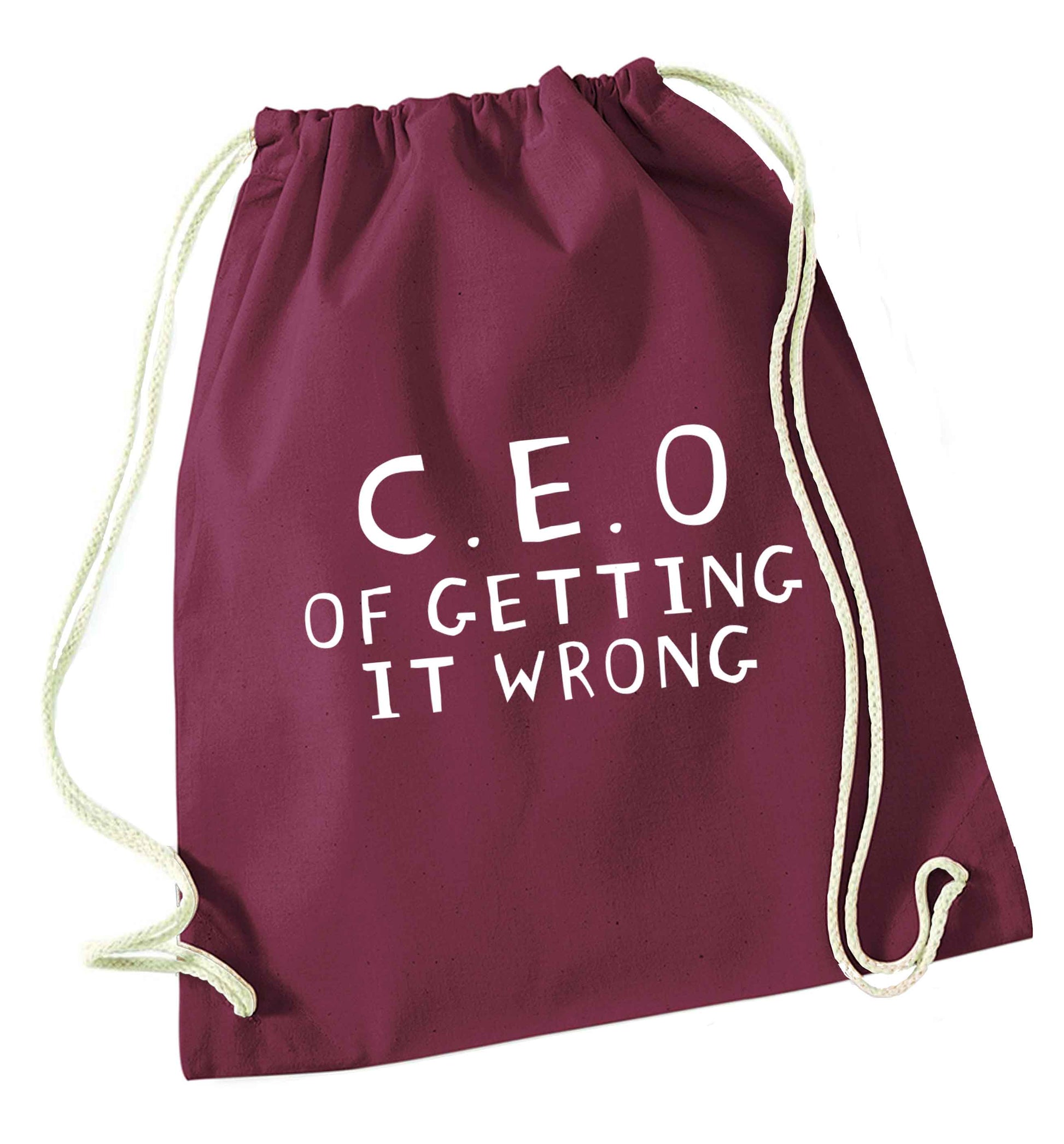 We love this for YOU! Who else loves saying this?!  maroon drawstring bag