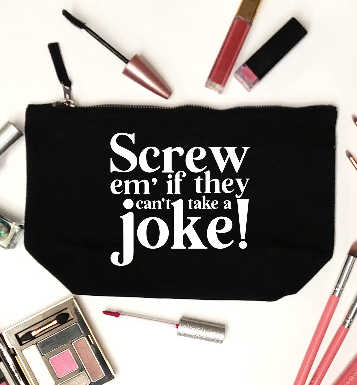 We love this for YOU! Who else loves saying this?!  black makeup bag