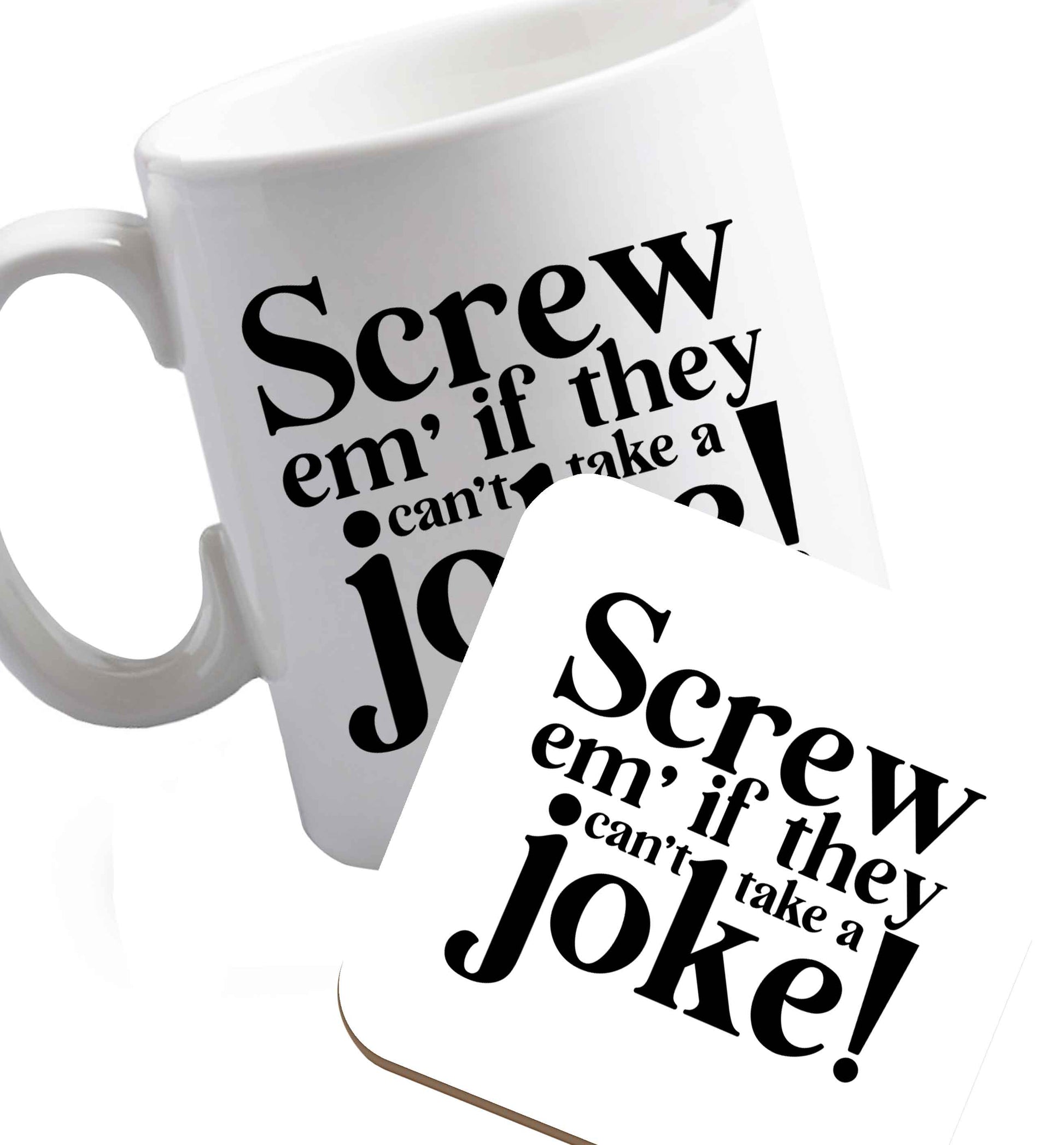 10 oz We love this for YOU! Who else loves saying this?!    ceramic mug and coaster set right handed