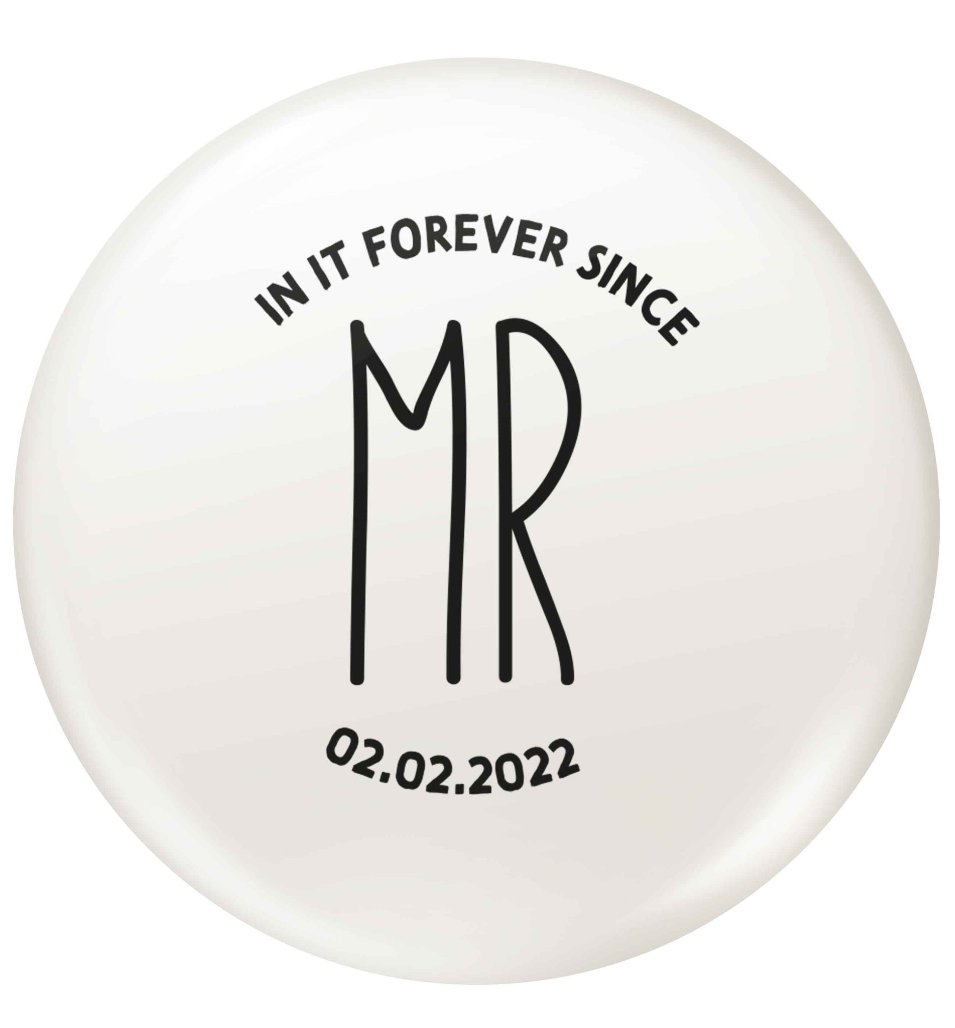 Perfect wedding guest favours or hen party gifts! Personalised bridal floral wreath designs, any name, any role! small 25mm Pin badge