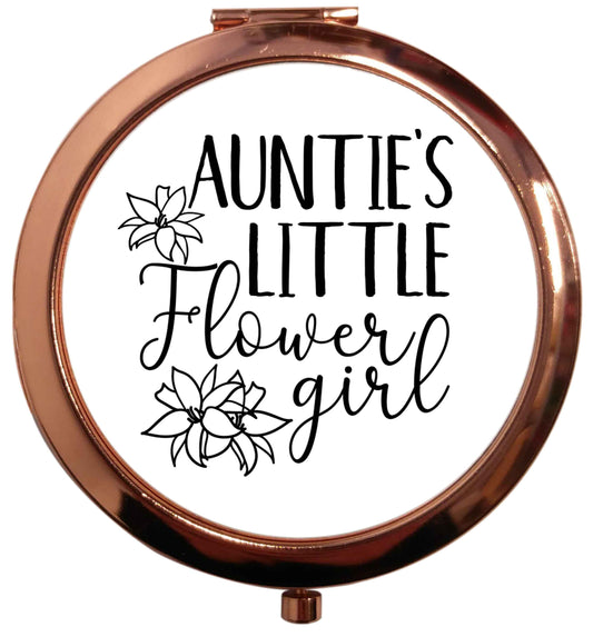 Perfect wedding guest favours or hen party gifts! Personalised bridal floral wreath designs, any name, any role! rose gold circle pocket mirror