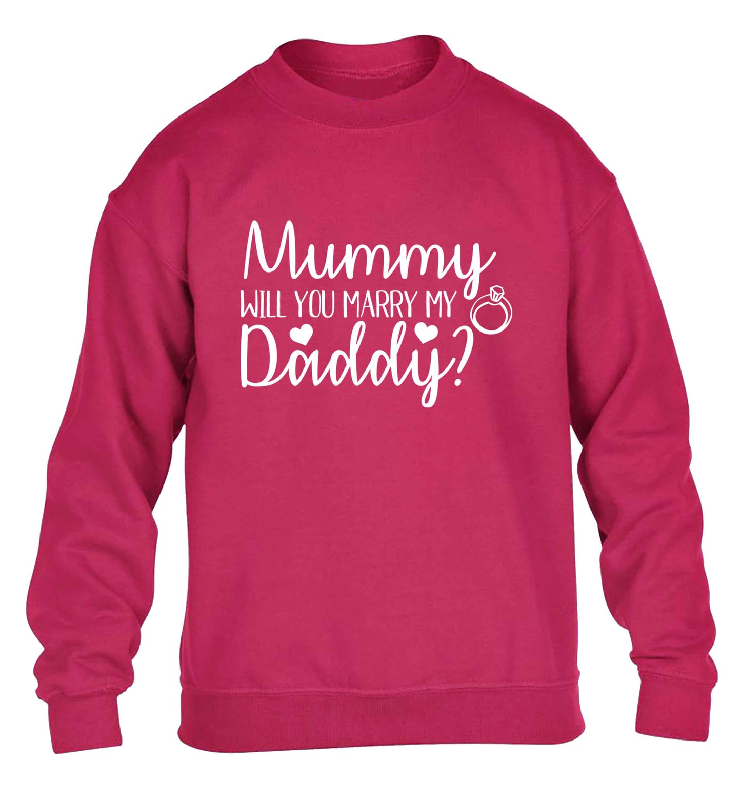 Looking for a unique way to pop the question? Why not let your kids do it!  children's pink sweater 12-13 Years