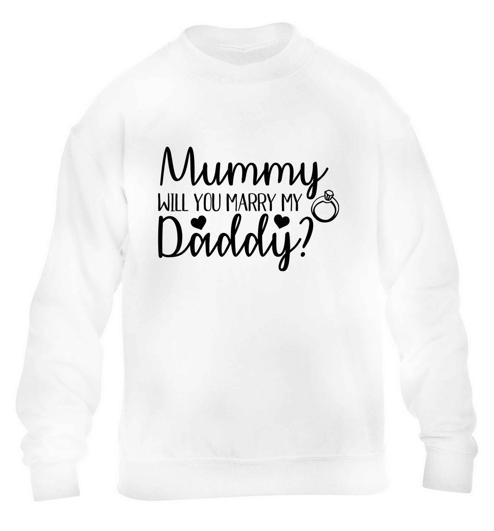 Looking for a unique way to pop the question? Why not let your kids do it!  children's white sweater 12-13 Years