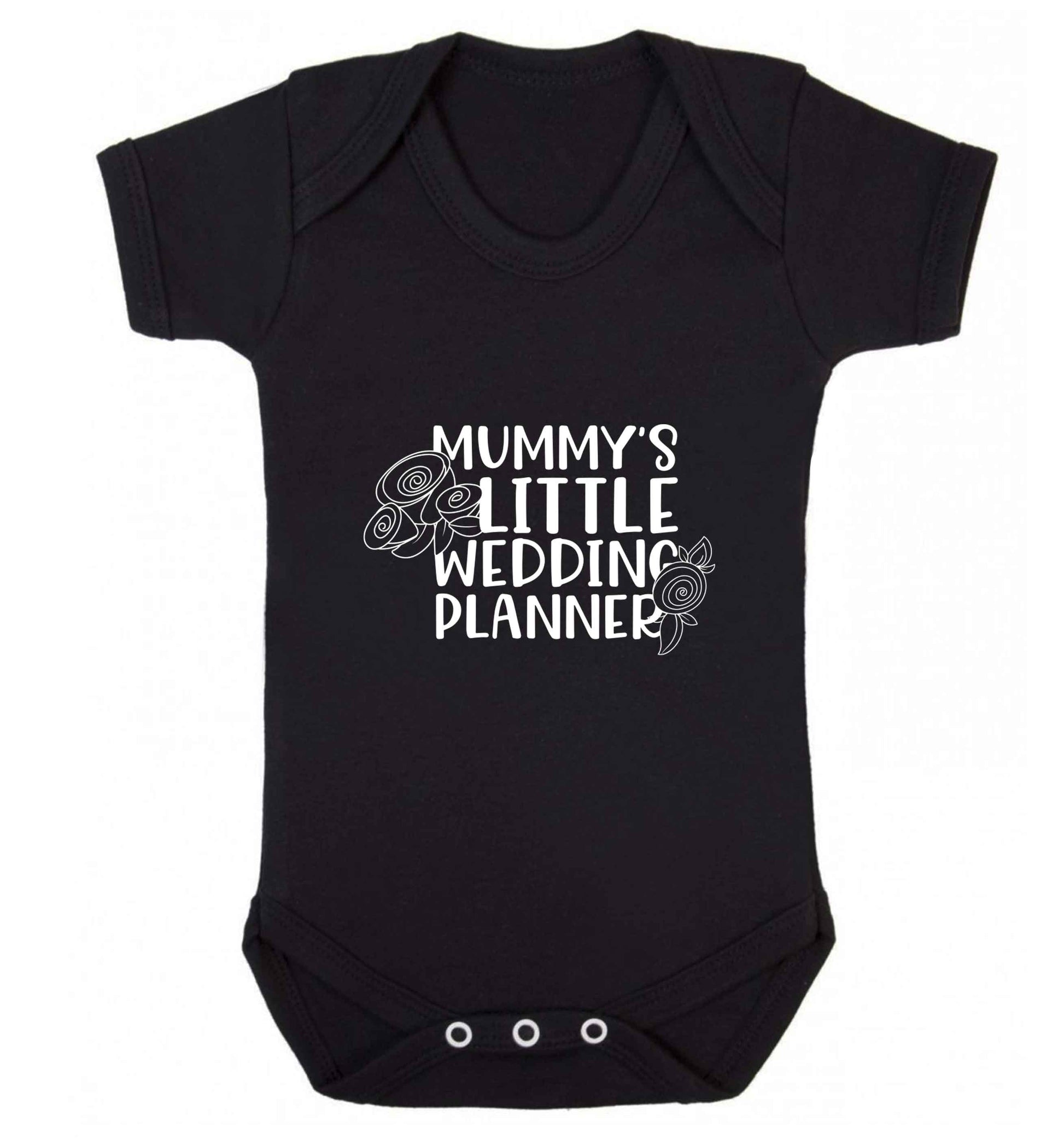 adorable wedding themed gifts for your mini wedding planner! baby vest black 18-24 months