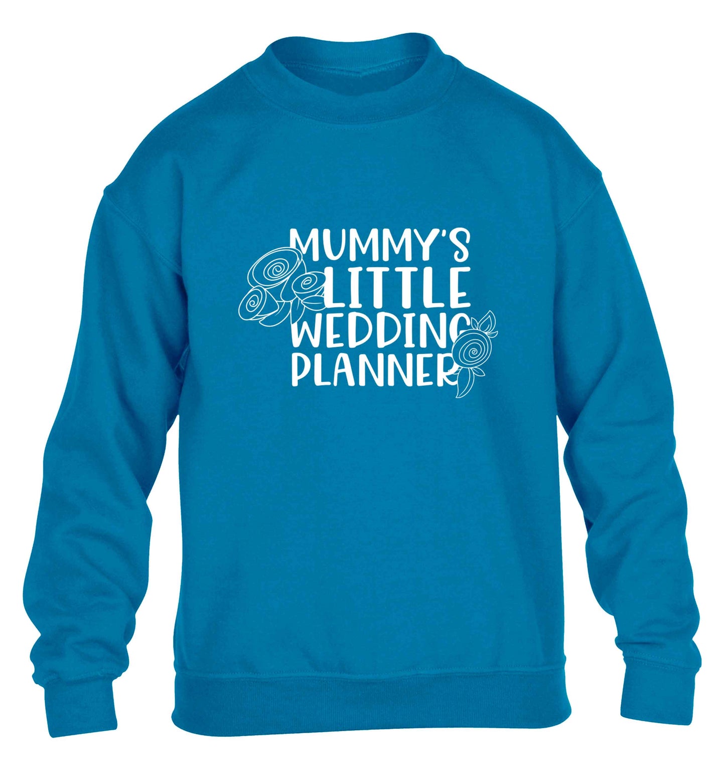 adorable wedding themed gifts for your mini wedding planner! children's blue sweater 12-13 Years
