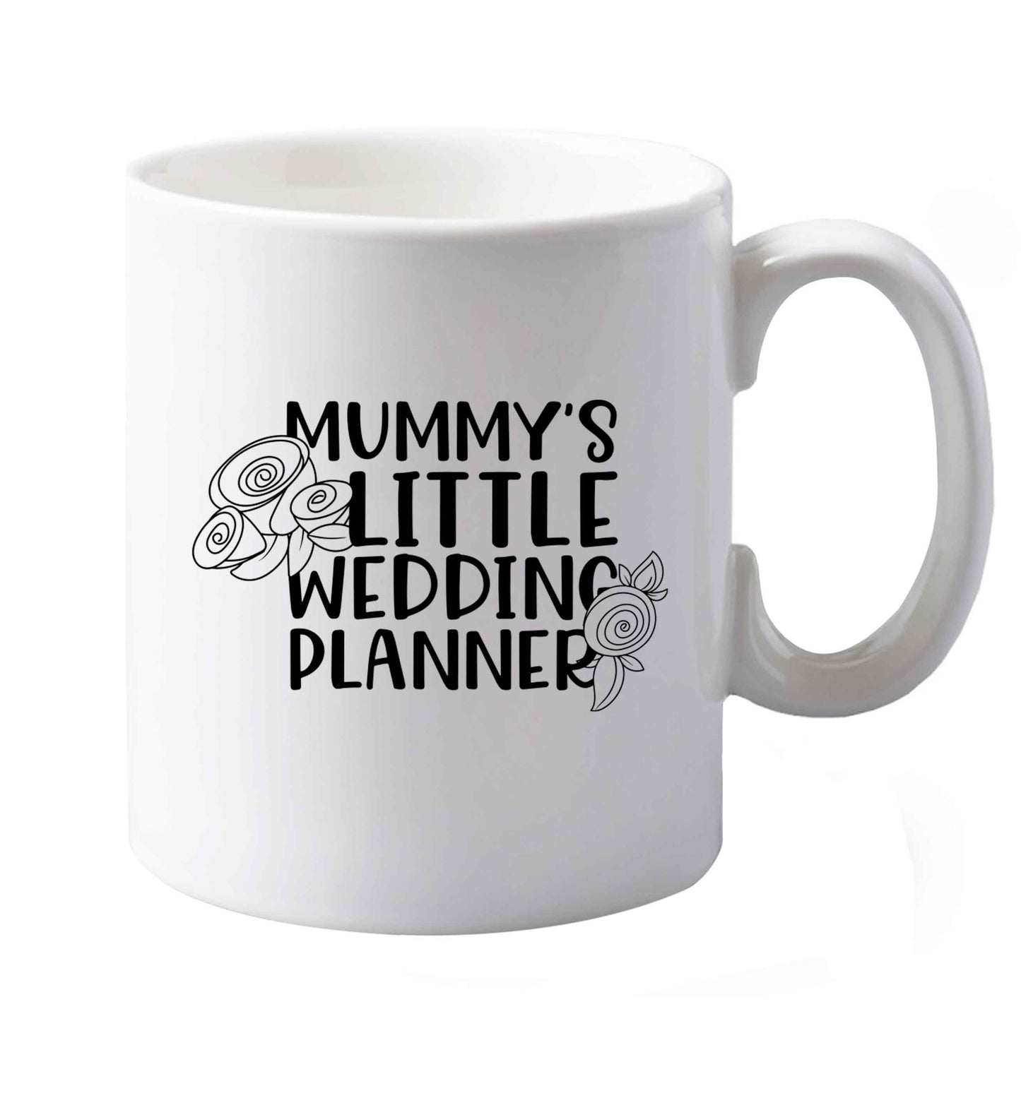 10 oz adorable wedding themed gifts for your mini wedding planner!   ceramic mug both sides