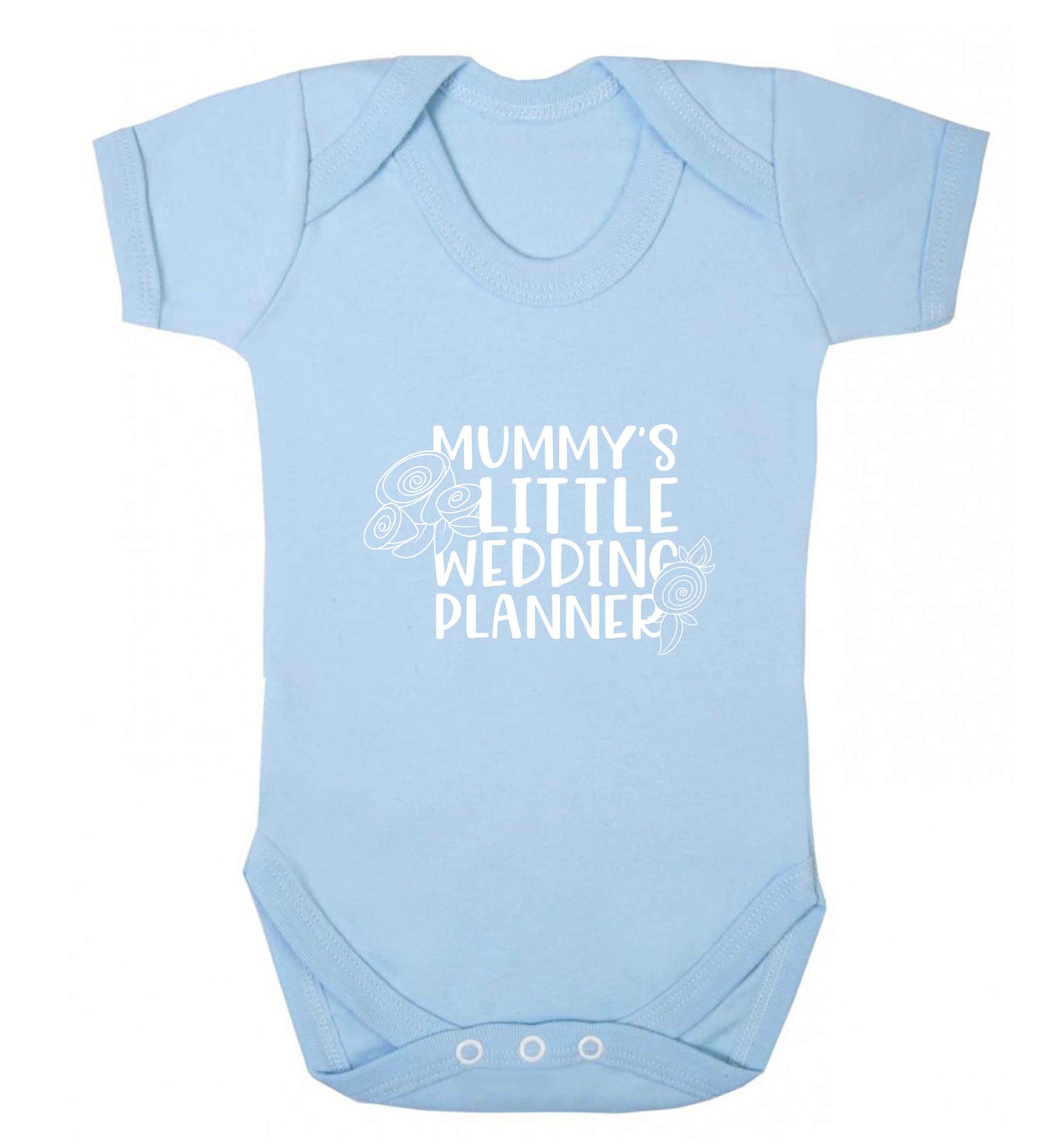 adorable wedding themed gifts for your mini wedding planner! baby vest pale blue 18-24 months
