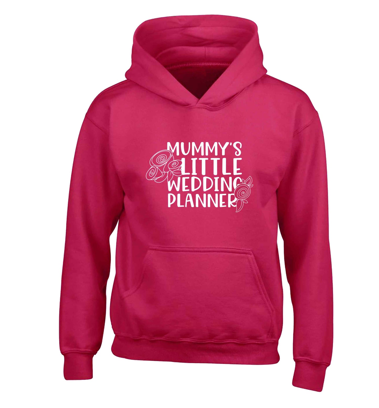 adorable wedding themed gifts for your mini wedding planner! children's pink hoodie 12-13 Years