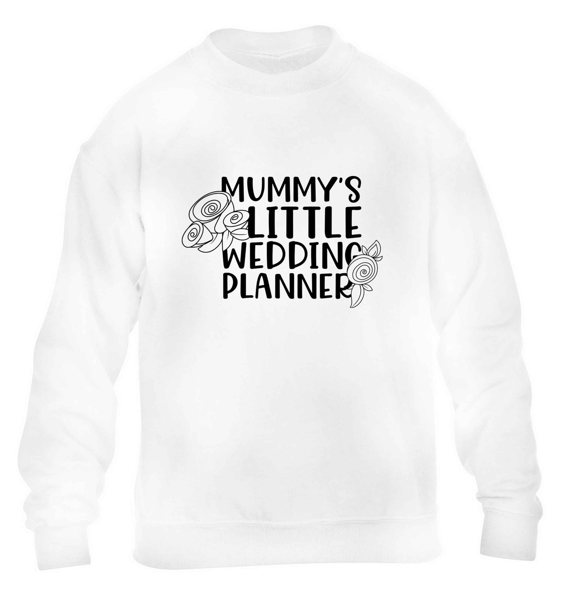adorable wedding themed gifts for your mini wedding planner! children's white sweater 12-13 Years