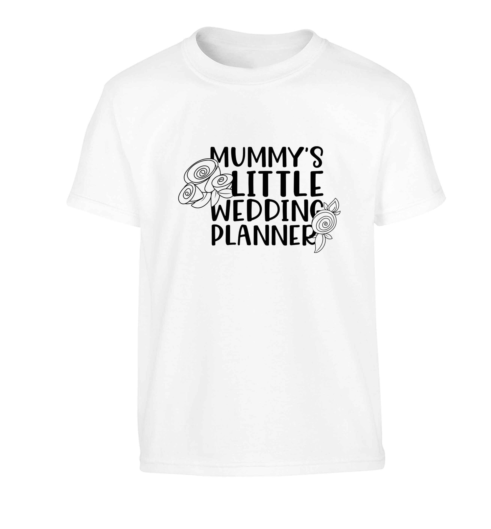 adorable wedding themed gifts for your mini wedding planner! Children's white Tshirt 12-13 Years