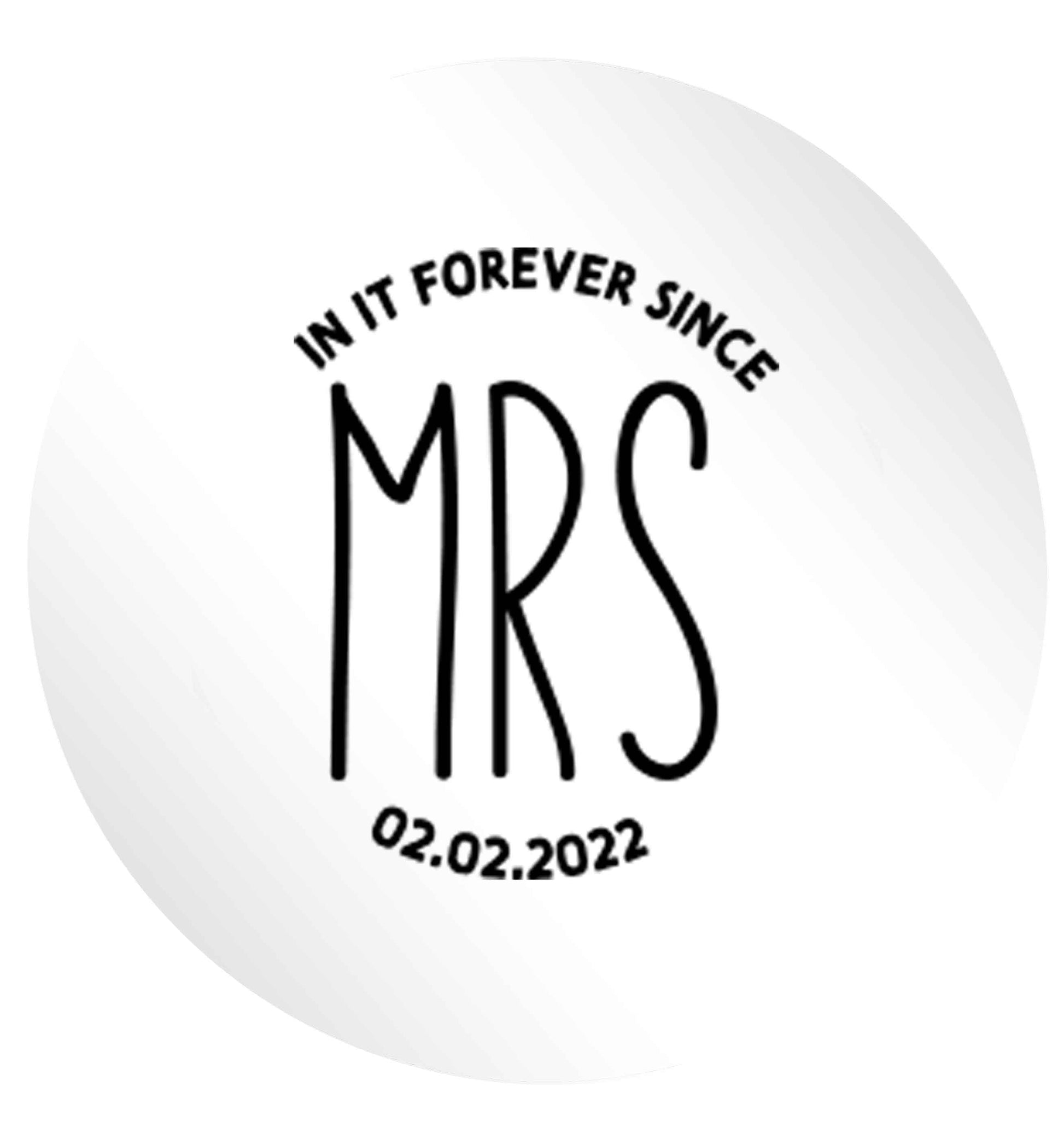 Funny matching gifts for him and her! Get matchy matchy, ideal for newlywed couples or a little valentines gift! 24 @ 45mm matt circle stickers