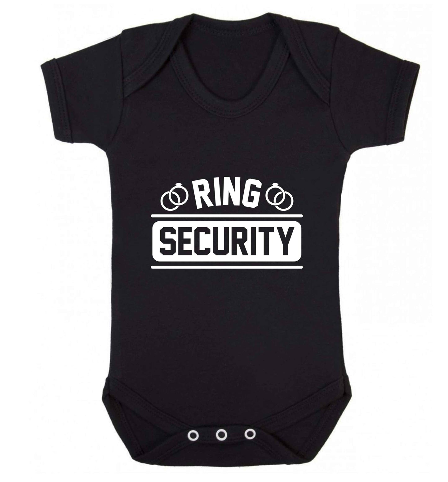 Perfect wedding guest favours or hen party gifts! Personalised bridal floral wreath designs, any name, any role! baby vest black 18-24 months