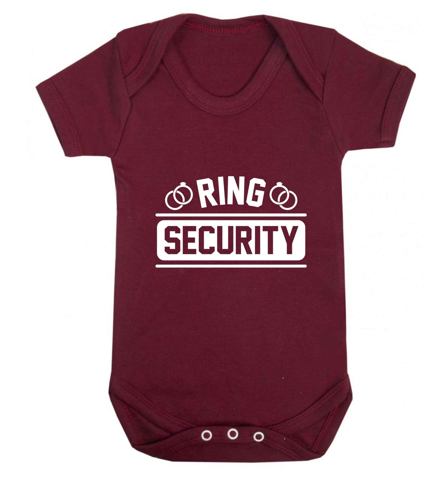 Perfect wedding guest favours or hen party gifts! Personalised bridal floral wreath designs, any name, any role! baby vest maroon 18-24 months