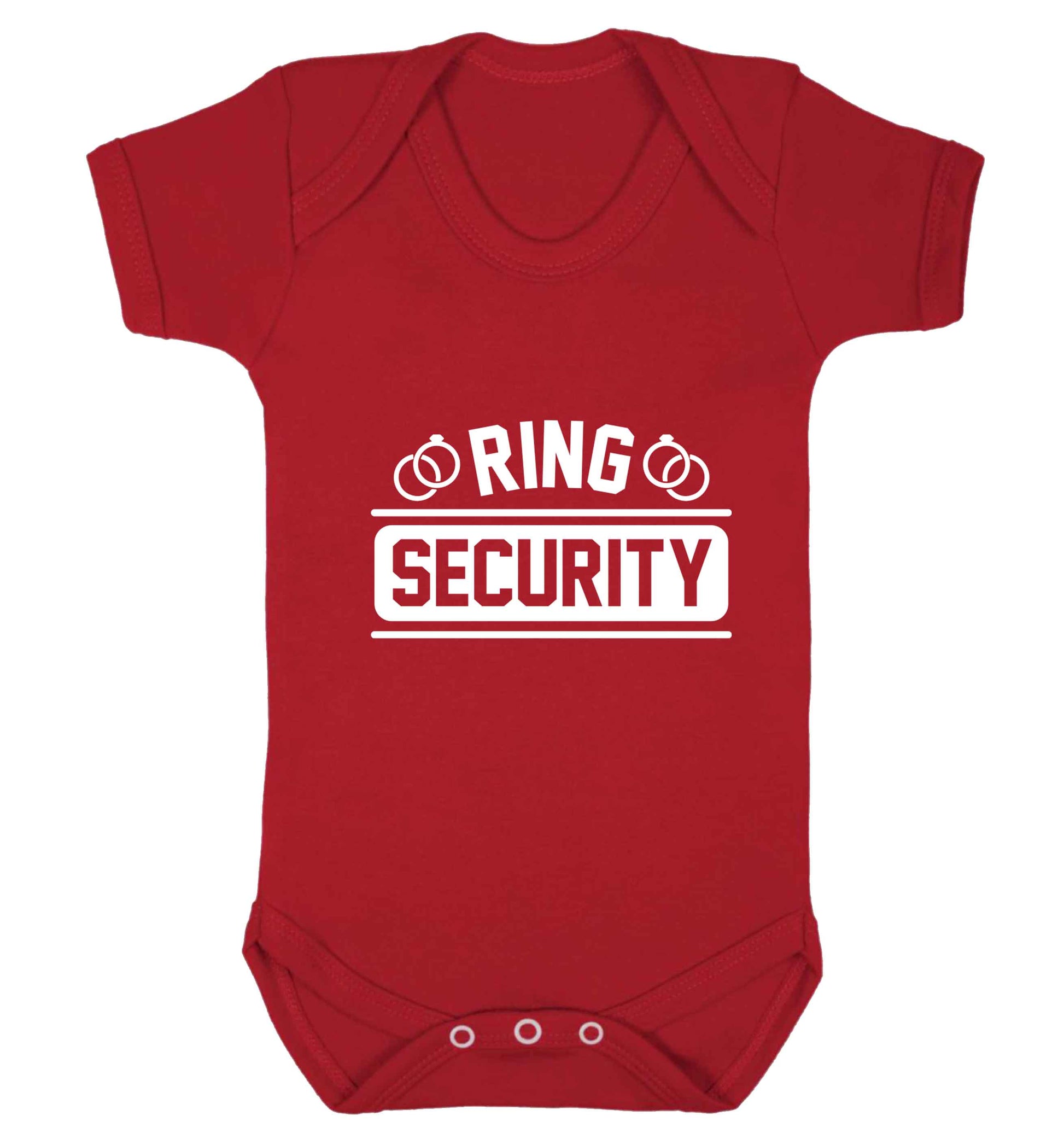 Perfect wedding guest favours or hen party gifts! Personalised bridal floral wreath designs, any name, any role! baby vest red 18-24 months