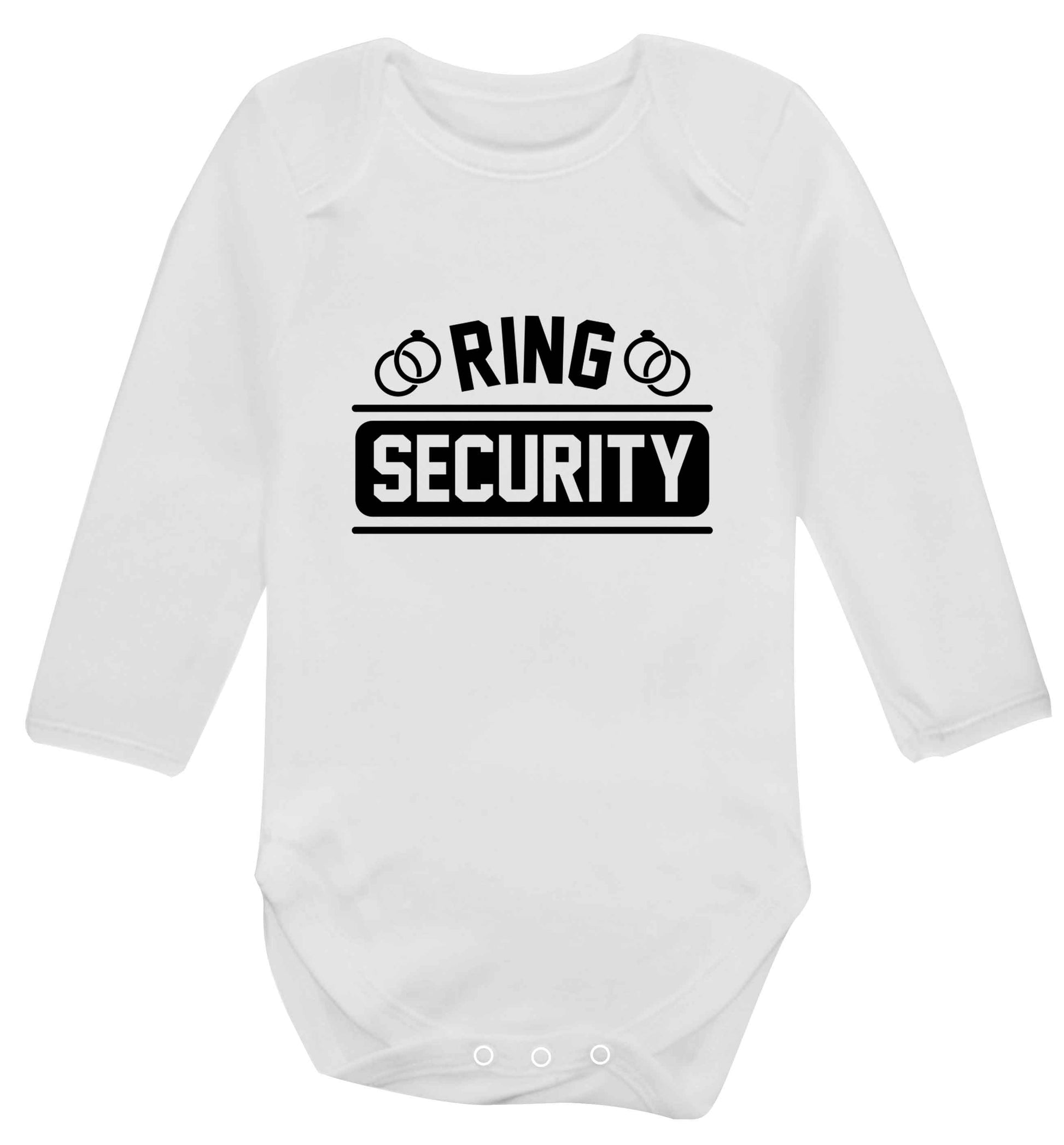 Perfect wedding guest favours or hen party gifts! Personalised bridal floral wreath designs, any name, any role! baby vest long sleeved white 6-12 months