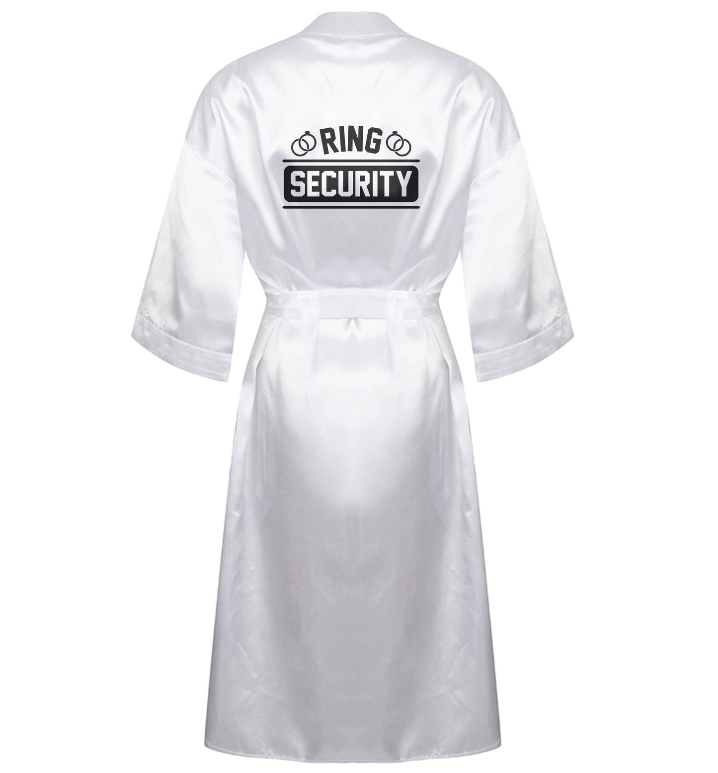 Perfect wedding guest favours or hen party gifts! Personalised bridal floral wreath designs, any name, any role! XL/XXL white ladies dressing gown size 16/18