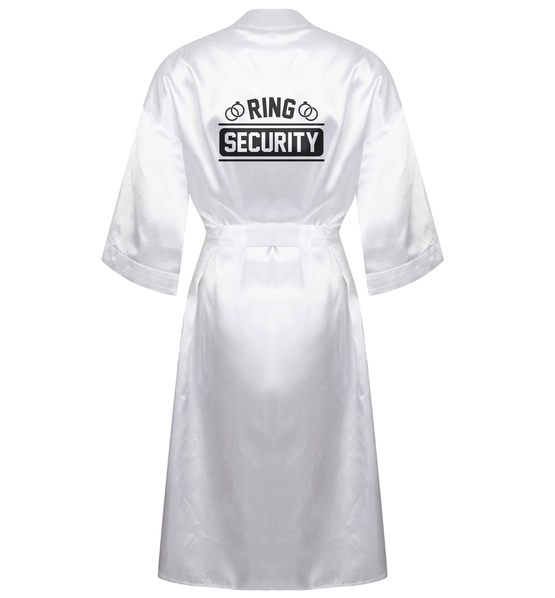 Perfect wedding guest favours or hen party gifts! Personalised bridal floral wreath designs, any name, any role! XL/XXL white ladies dressing gown size 16/18