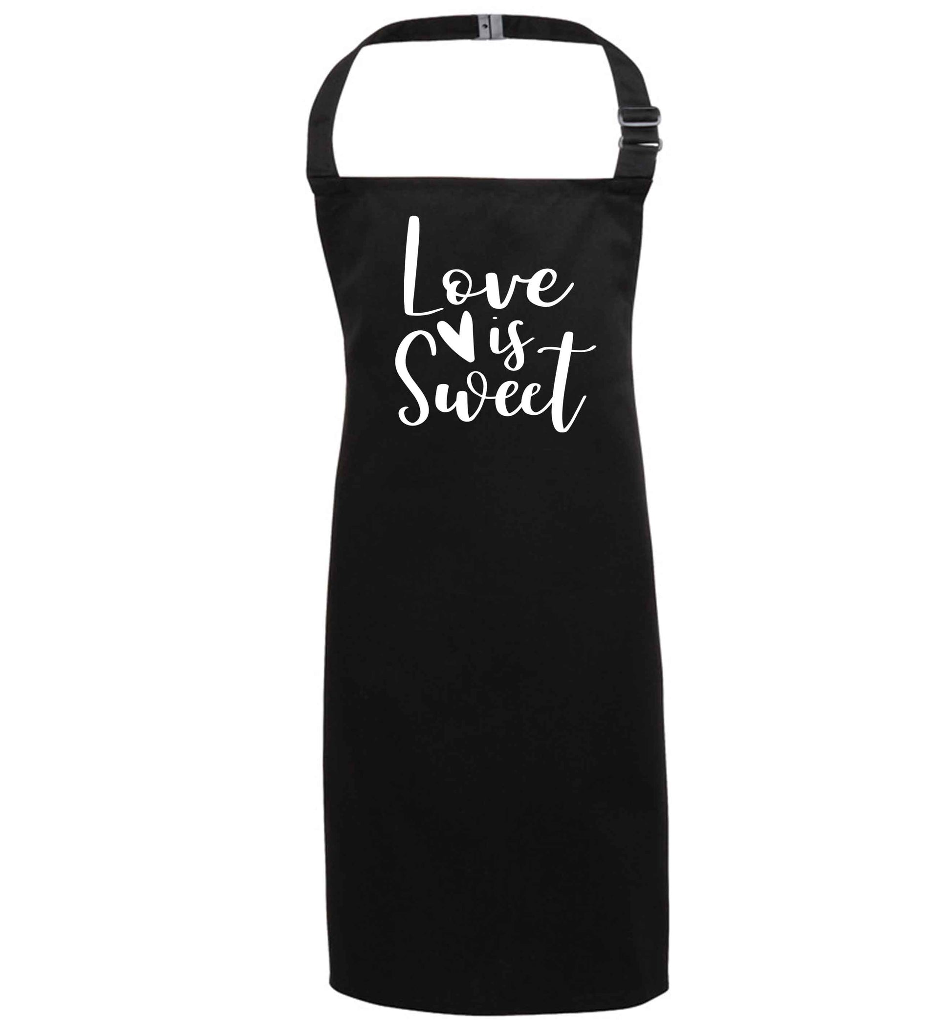 Love really does make the world go round! Ideal for weddings, valentines or just simply to show someone you love them!  black apron 7-10 years