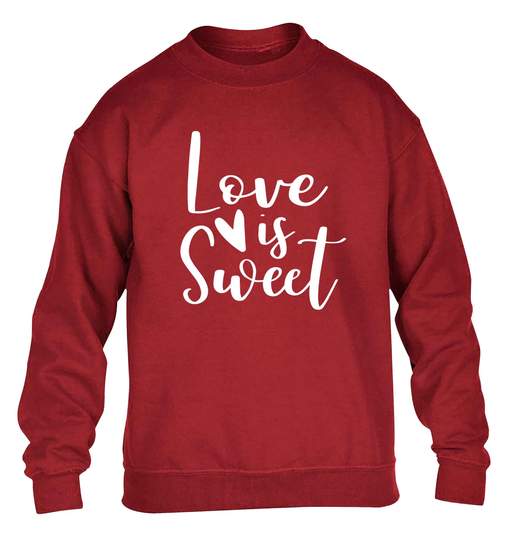 Love really does make the world go round! Ideal for weddings, valentines or just simply to show someone you love them!  children's grey sweater 12-13 Years