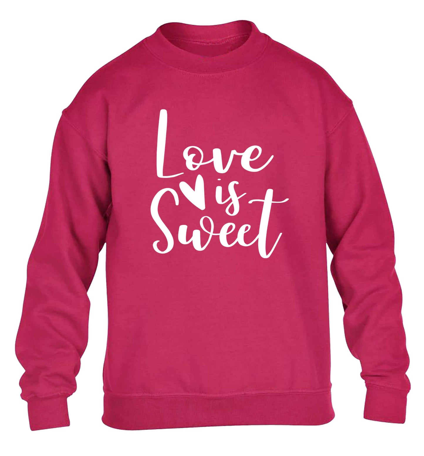 Love really does make the world go round! Ideal for weddings, valentines or just simply to show someone you love them!  children's pink sweater 12-13 Years