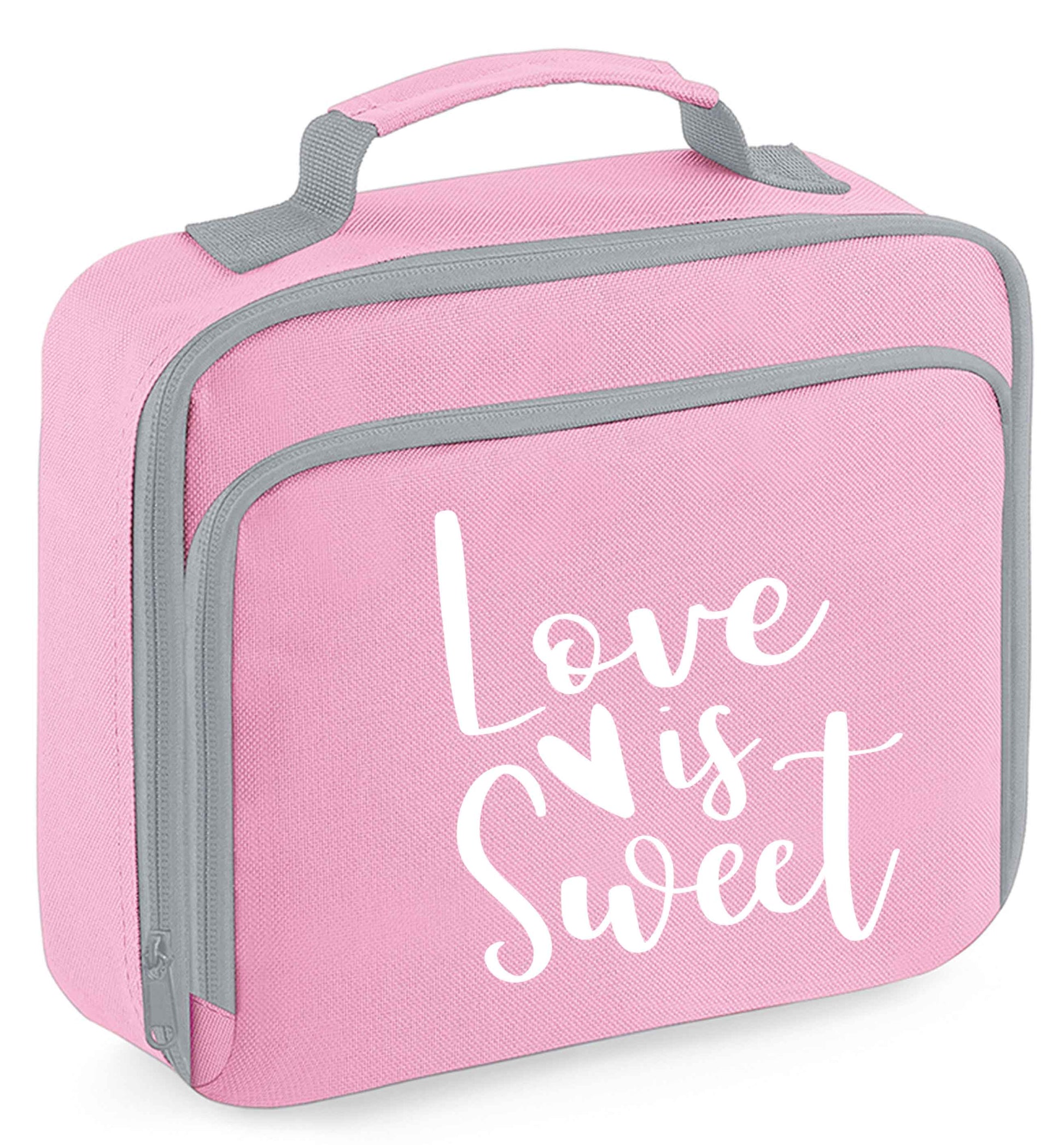 Any tex here insulated pink lunch bag cooler